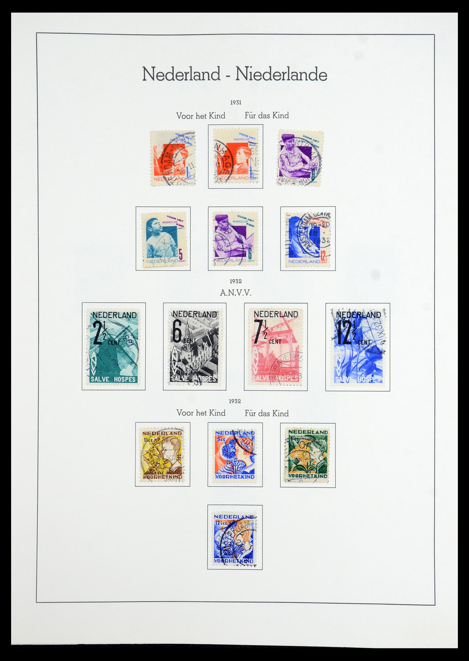36362 016 - Postzegelverzameling 36362 Nederland 1852-1985.