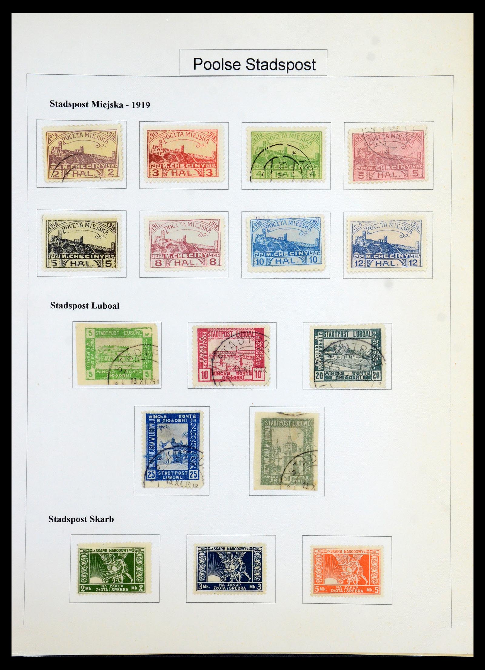 36363 012 - Postzegelverzameling 36363 Polen 1918-1964.