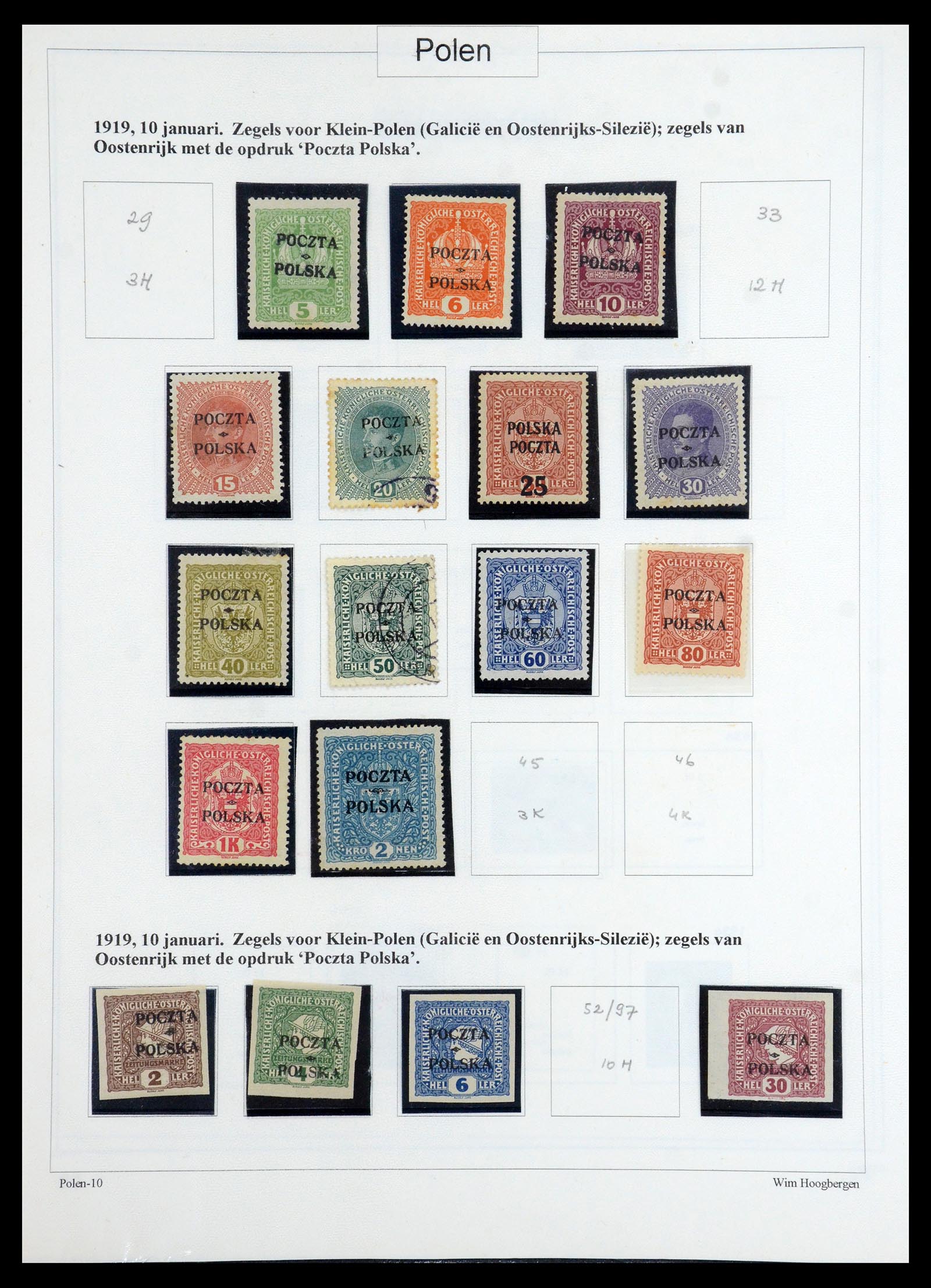 36363 016 - Postzegelverzameling 36363 Polen 1918-1964.