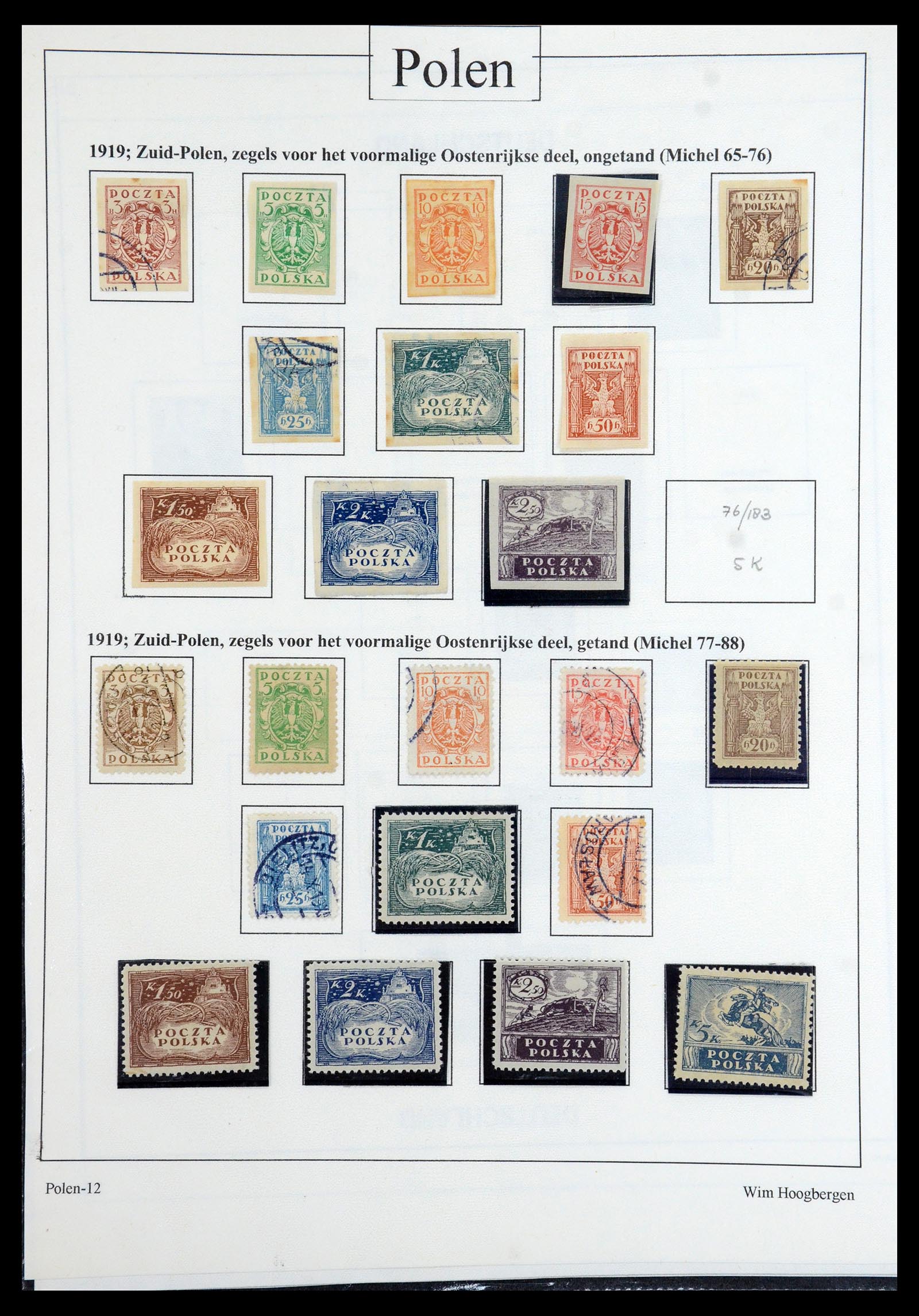 36363 018 - Postzegelverzameling 36363 Polen 1918-1964.