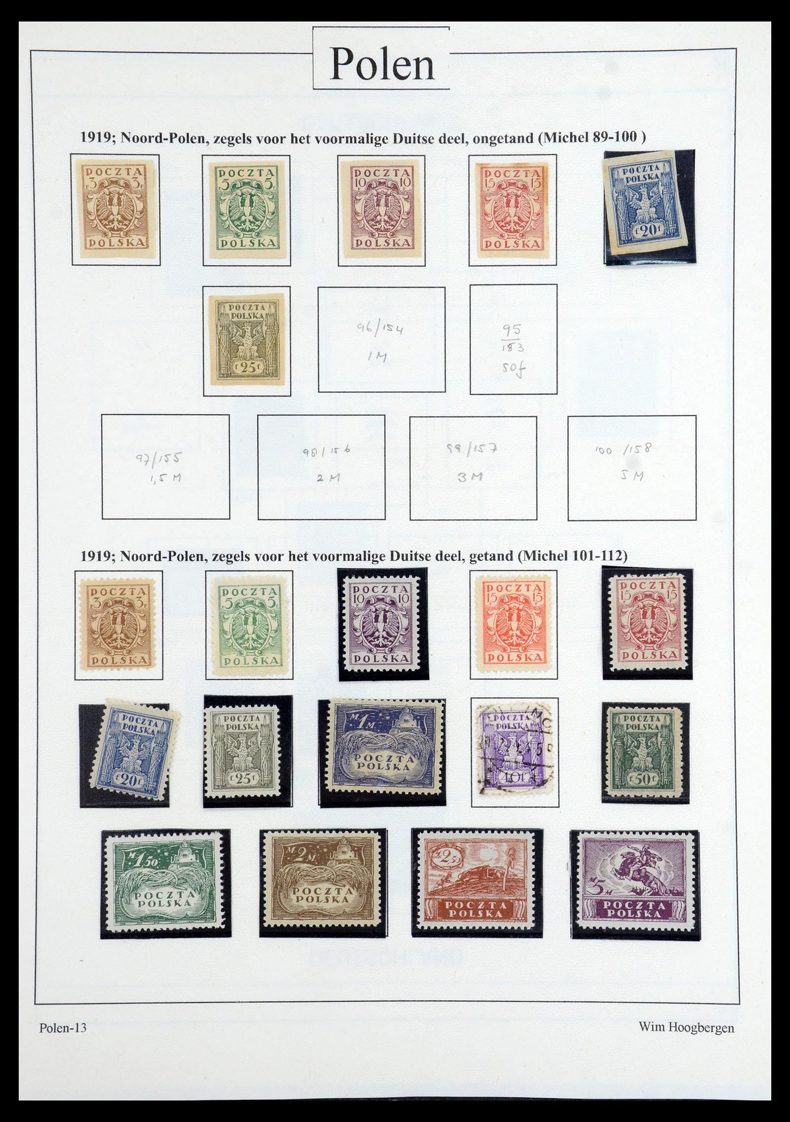 36363 019 - Postzegelverzameling 36363 Polen 1918-1964.