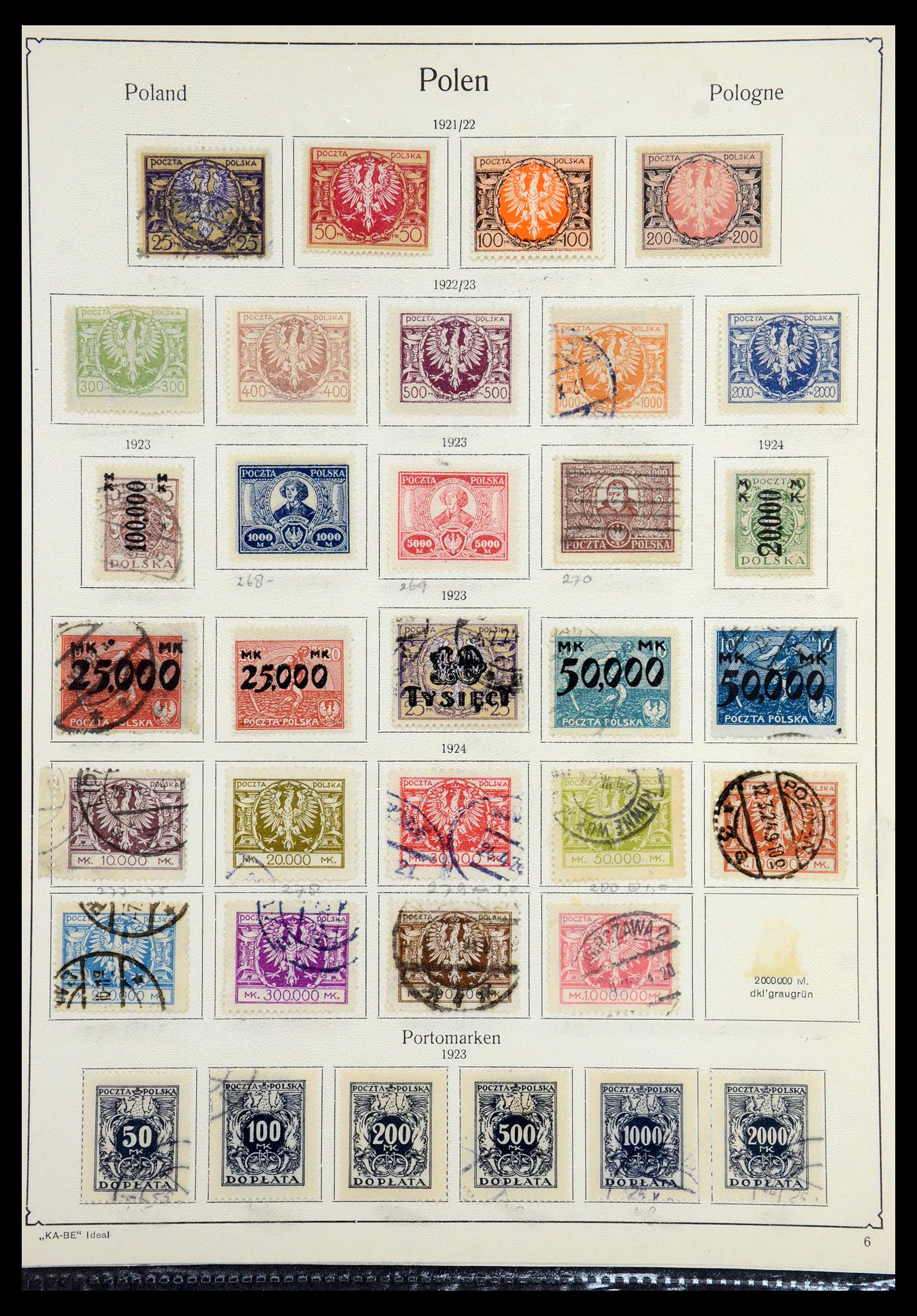 36363 022 - Postzegelverzameling 36363 Polen 1918-1964.