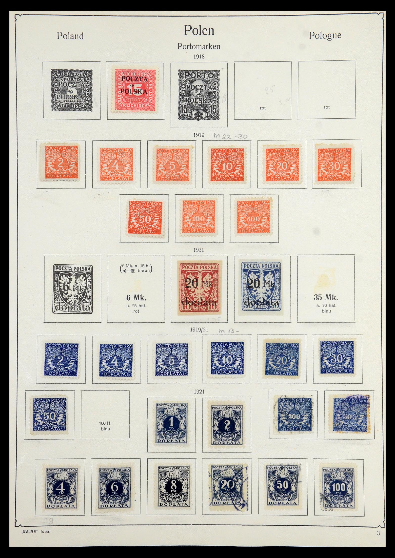 36363 026 - Postzegelverzameling 36363 Polen 1918-1964.