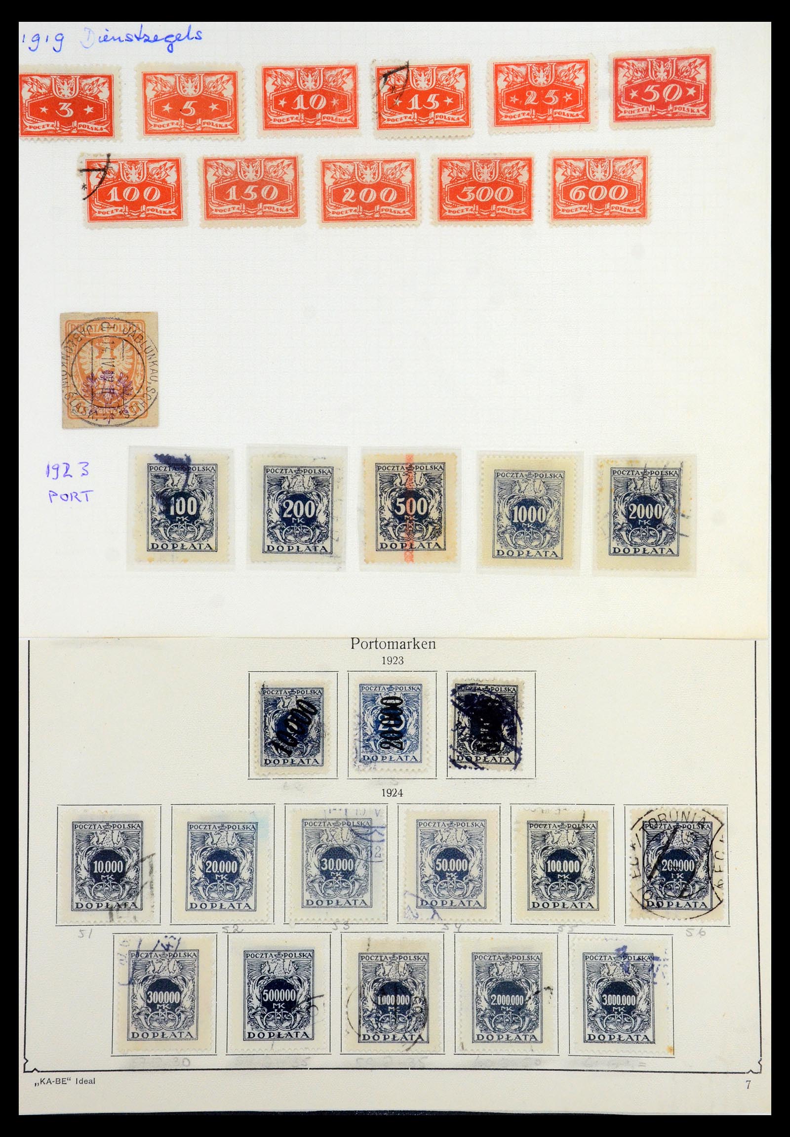 36363 027 - Stamp collection 36363 Poland 1918-1964.