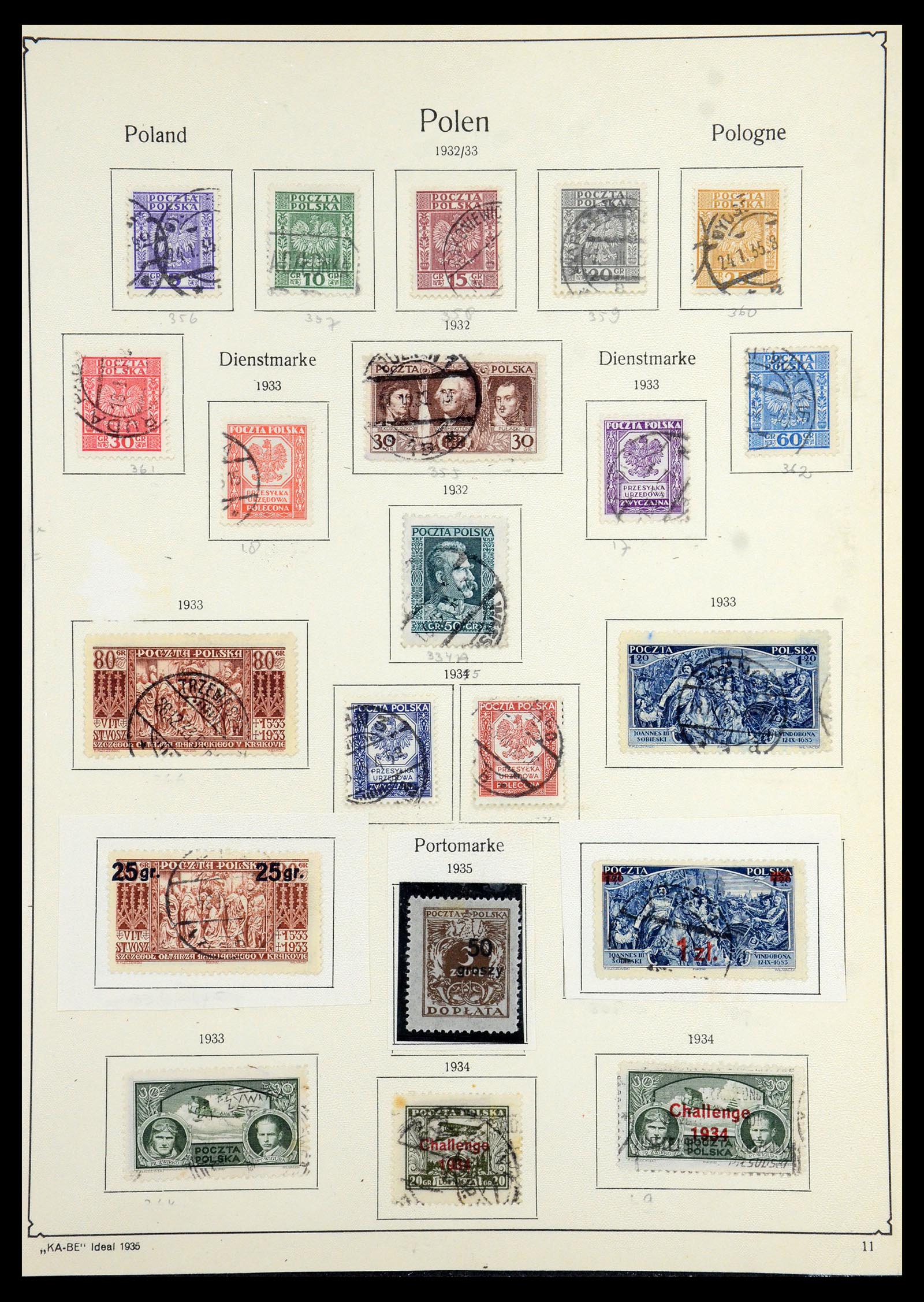 36363 029 - Postzegelverzameling 36363 Polen 1918-1964.