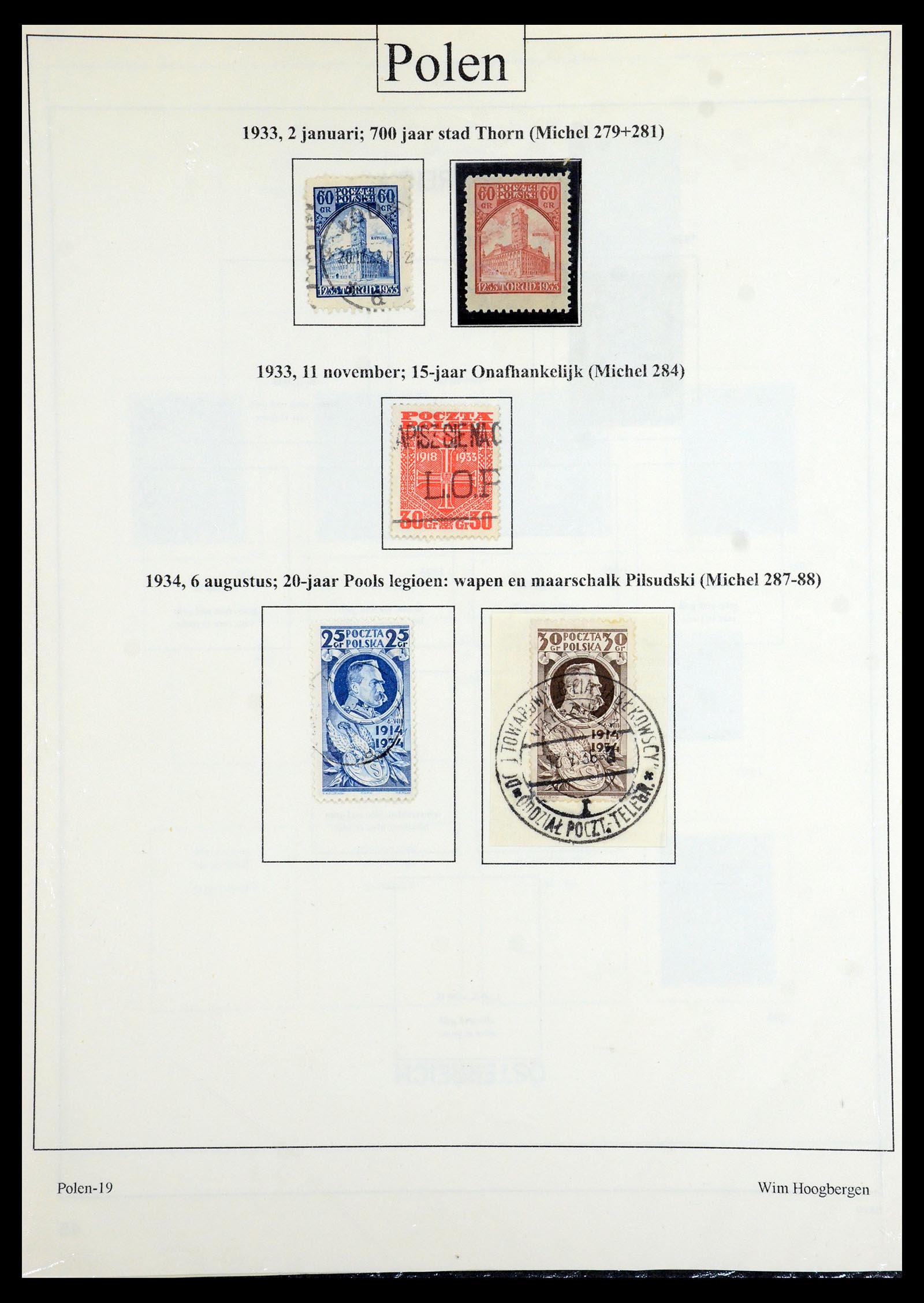 36363 031 - Postzegelverzameling 36363 Polen 1918-1964.