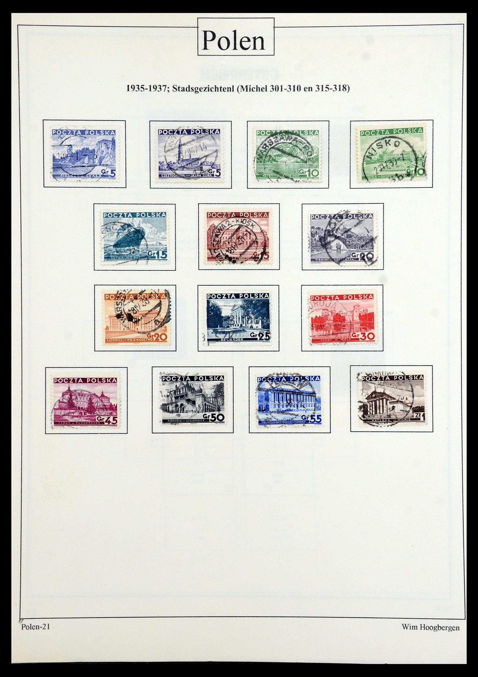 36363 033 - Stamp collection 36363 Poland 1918-1964.