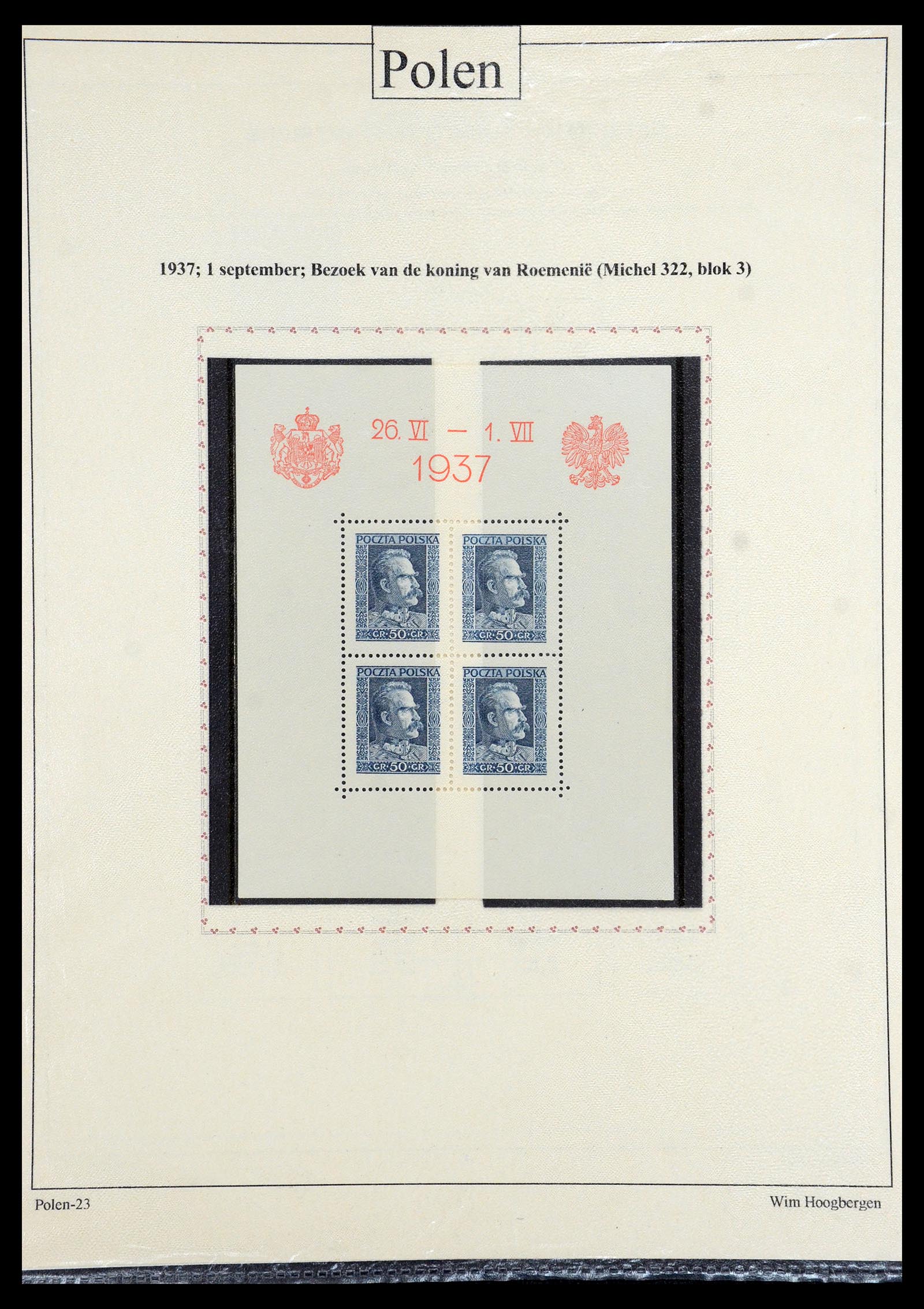 36363 035 - Postzegelverzameling 36363 Polen 1918-1964.