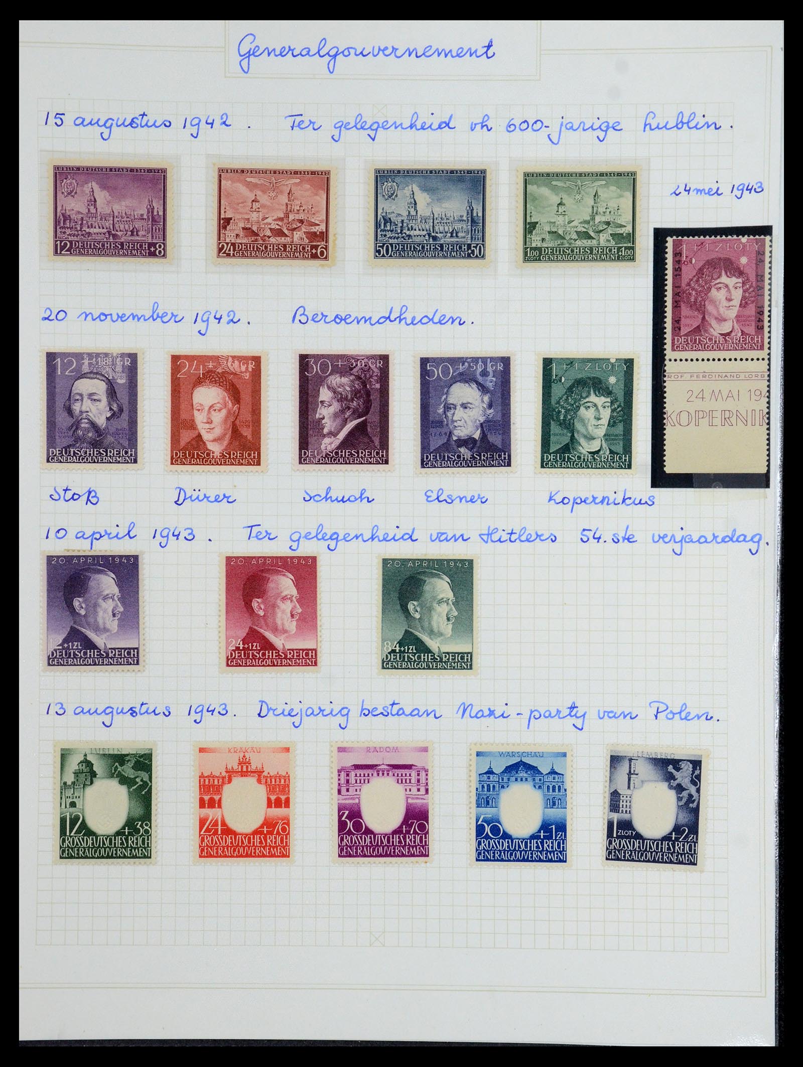 36363 046 - Postzegelverzameling 36363 Polen 1918-1964.