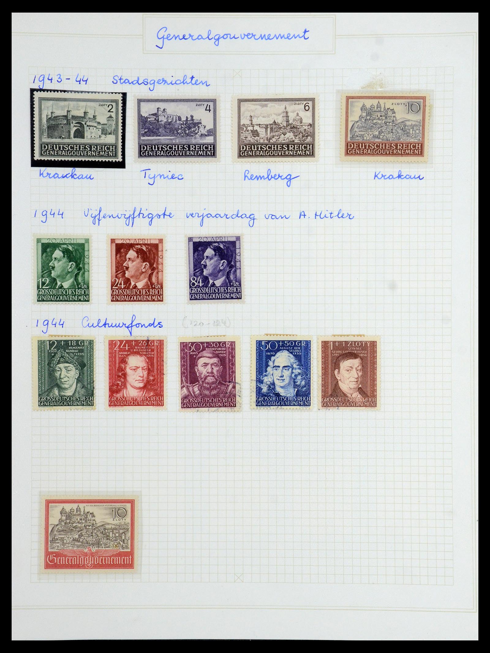 36363 047 - Postzegelverzameling 36363 Polen 1918-1964.