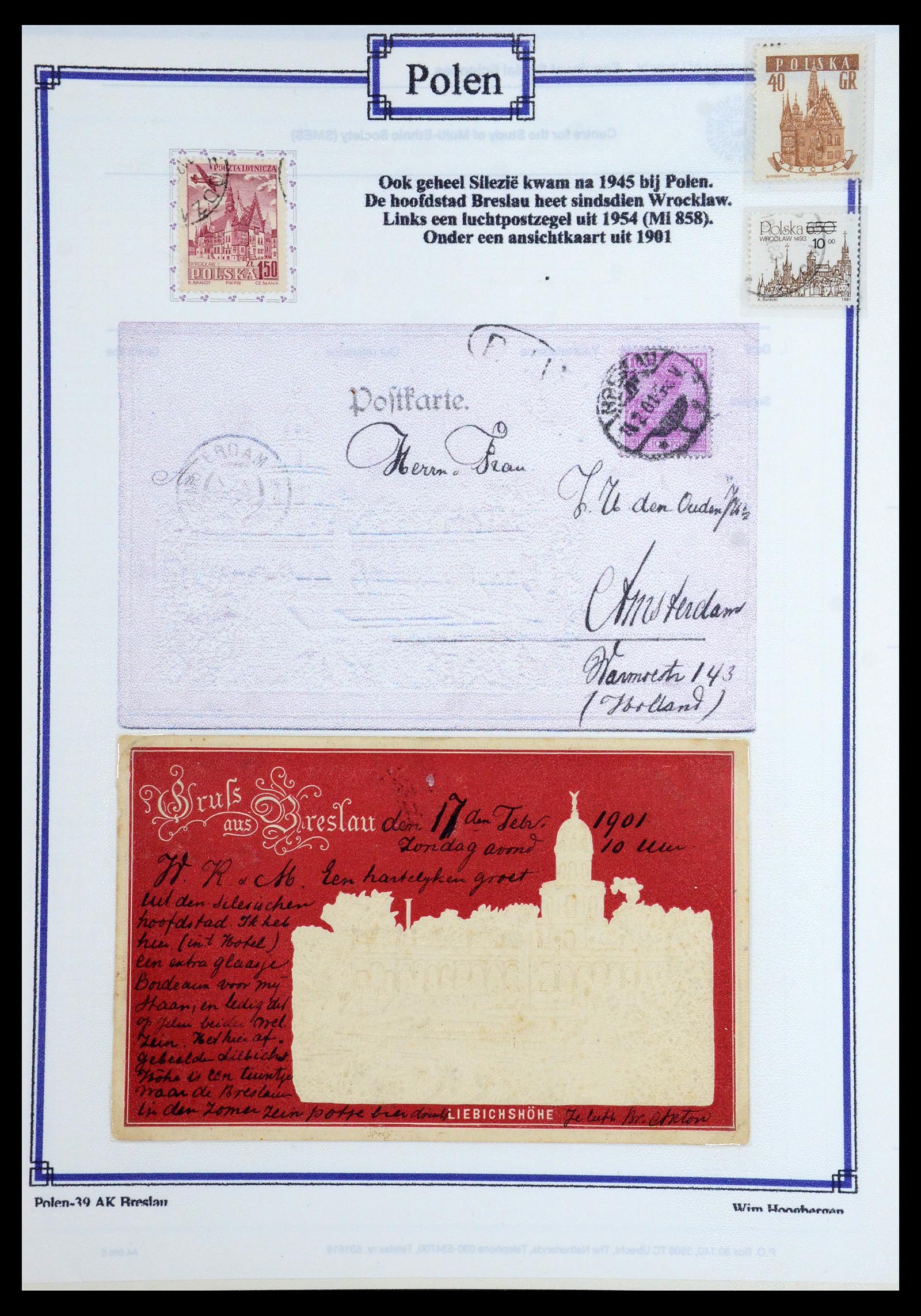 36363 054 - Postzegelverzameling 36363 Polen 1918-1964.