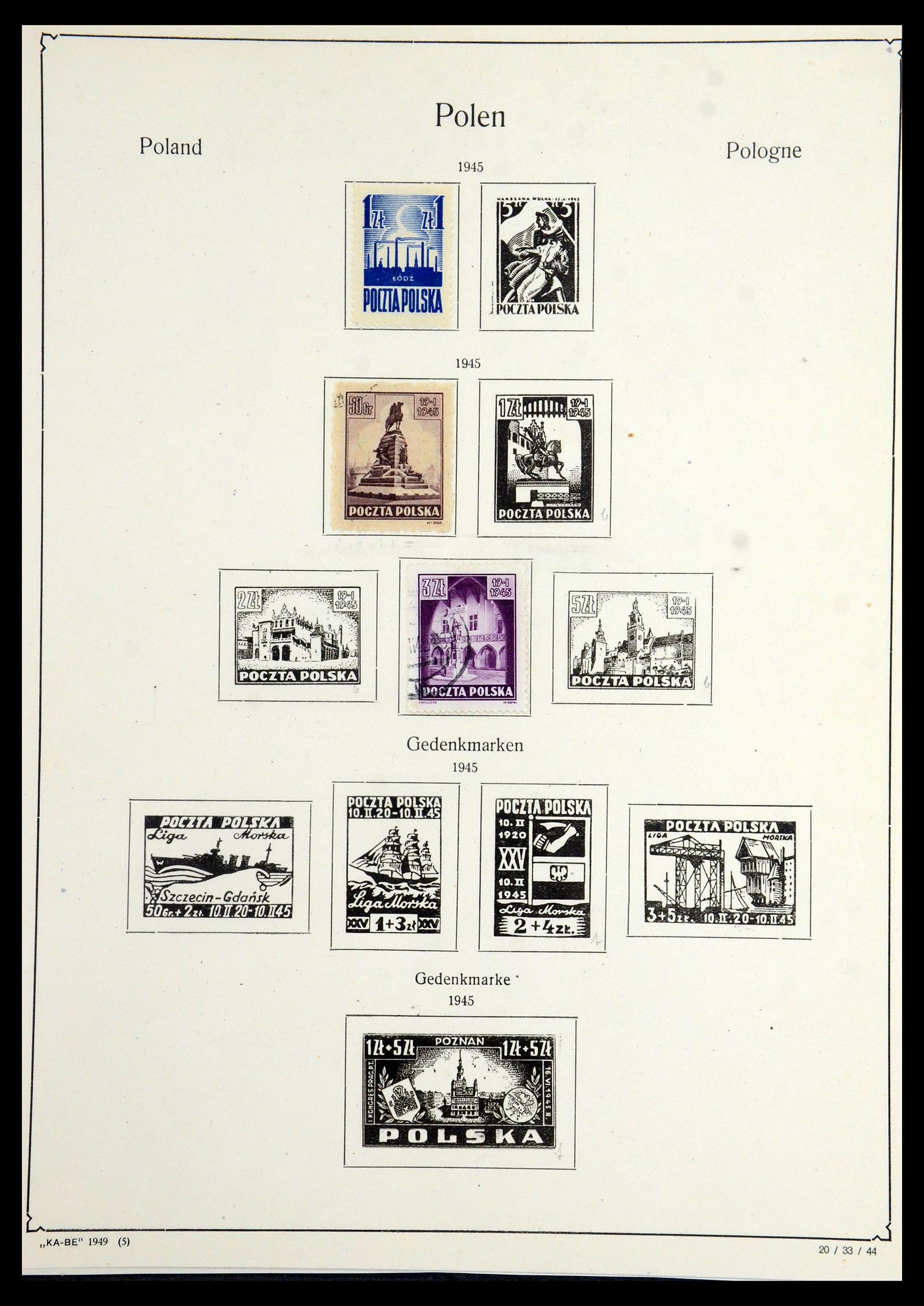 36363 055 - Postzegelverzameling 36363 Polen 1918-1964.