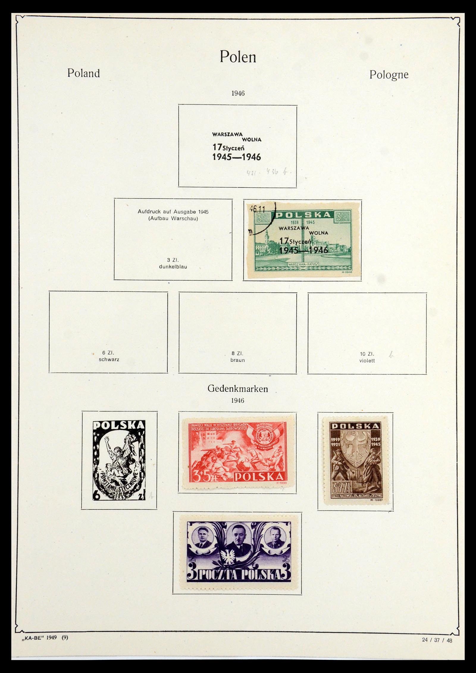 36363 059 - Postzegelverzameling 36363 Polen 1918-1964.