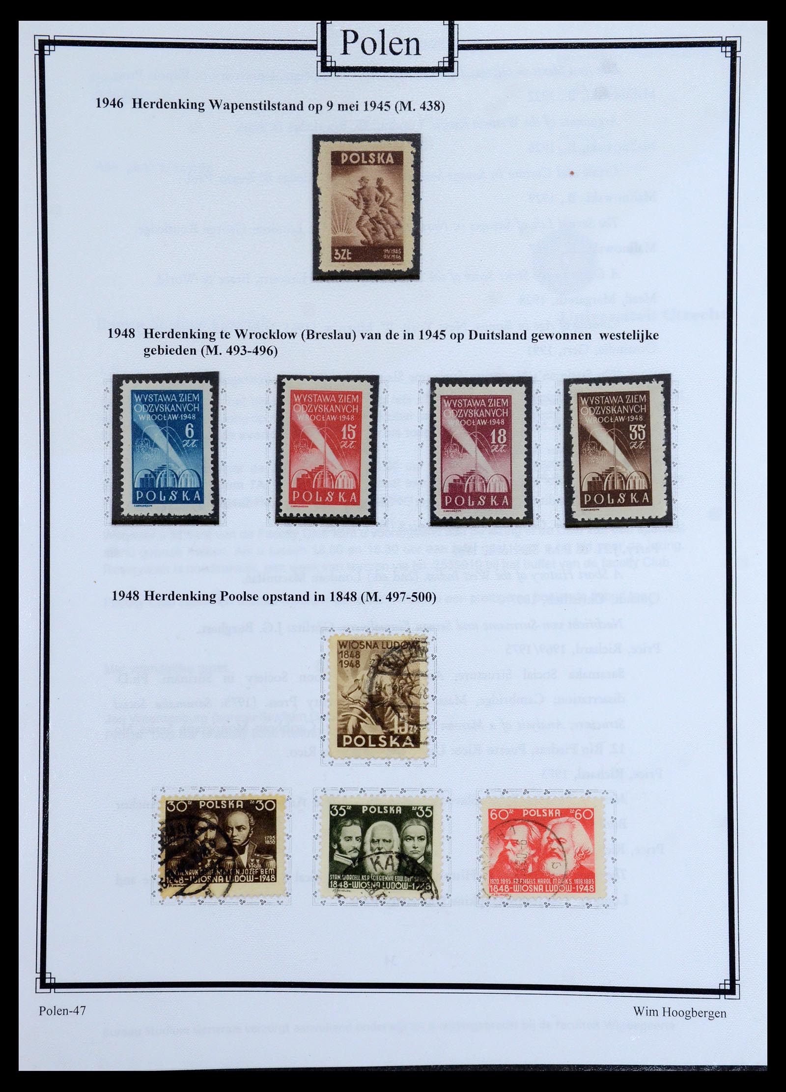 36363 062 - Postzegelverzameling 36363 Polen 1918-1964.