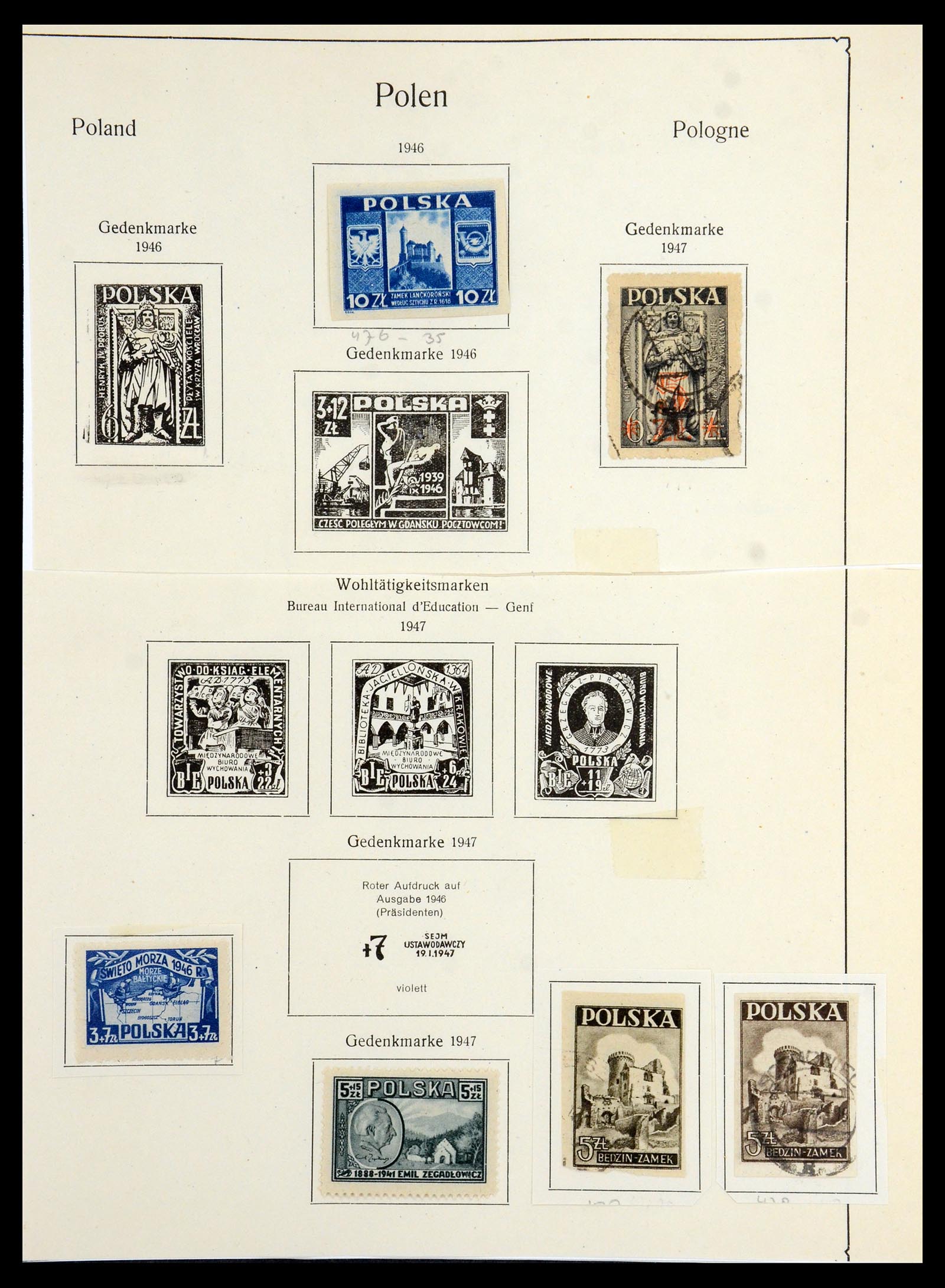36363 063 - Postzegelverzameling 36363 Polen 1918-1964.