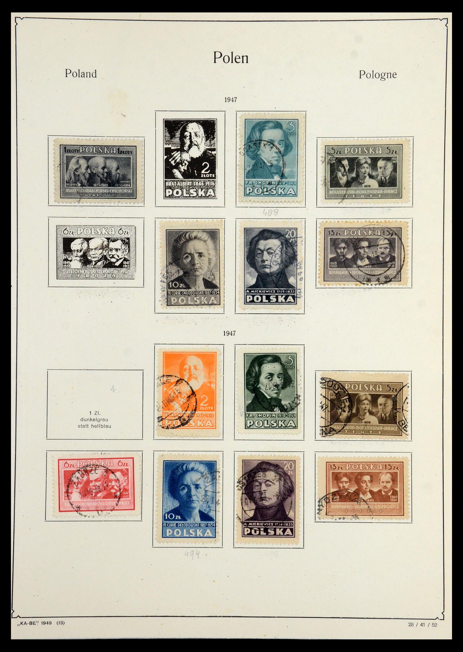 36363 064 - Postzegelverzameling 36363 Polen 1918-1964.
