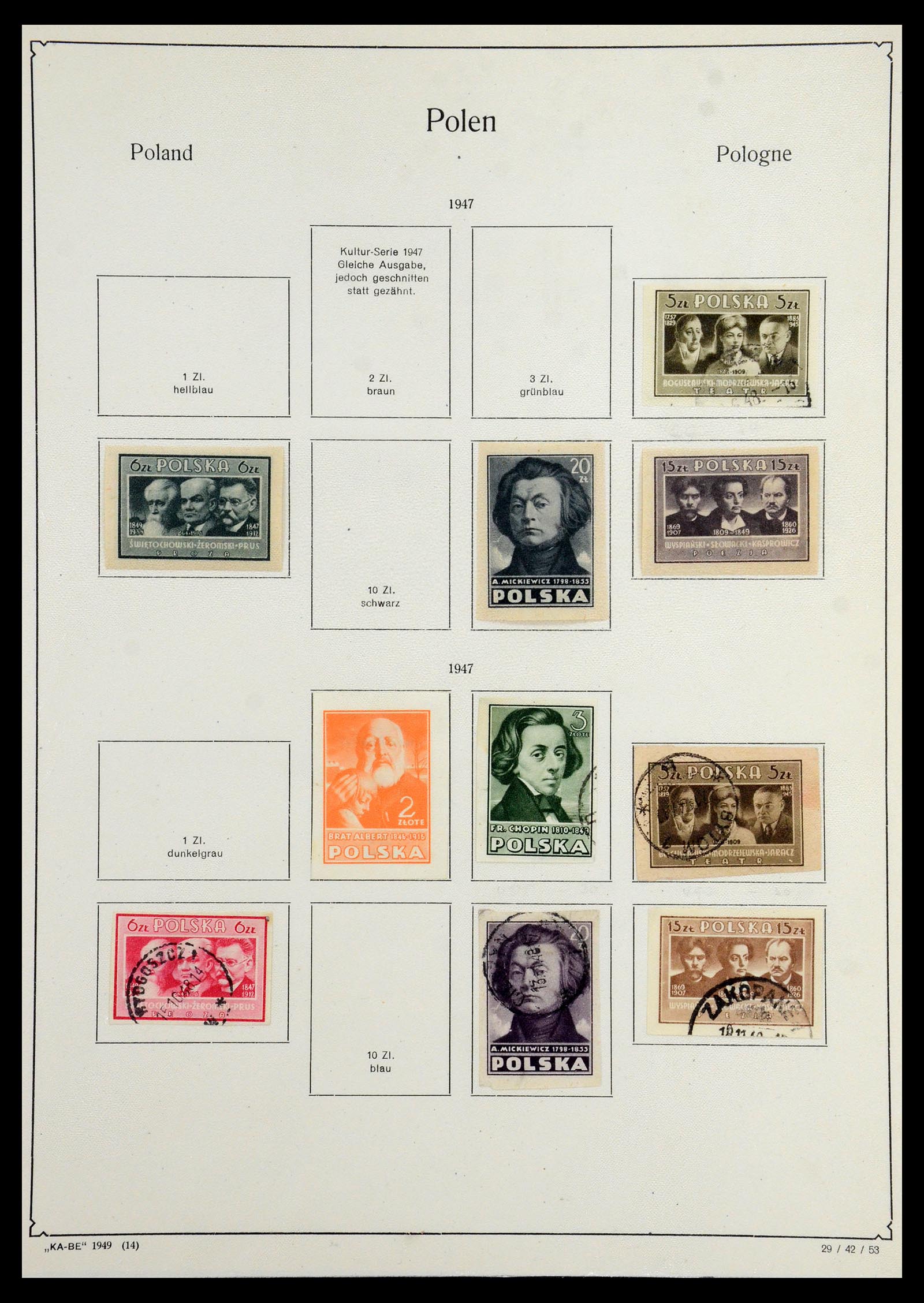 36363 065 - Postzegelverzameling 36363 Polen 1918-1964.