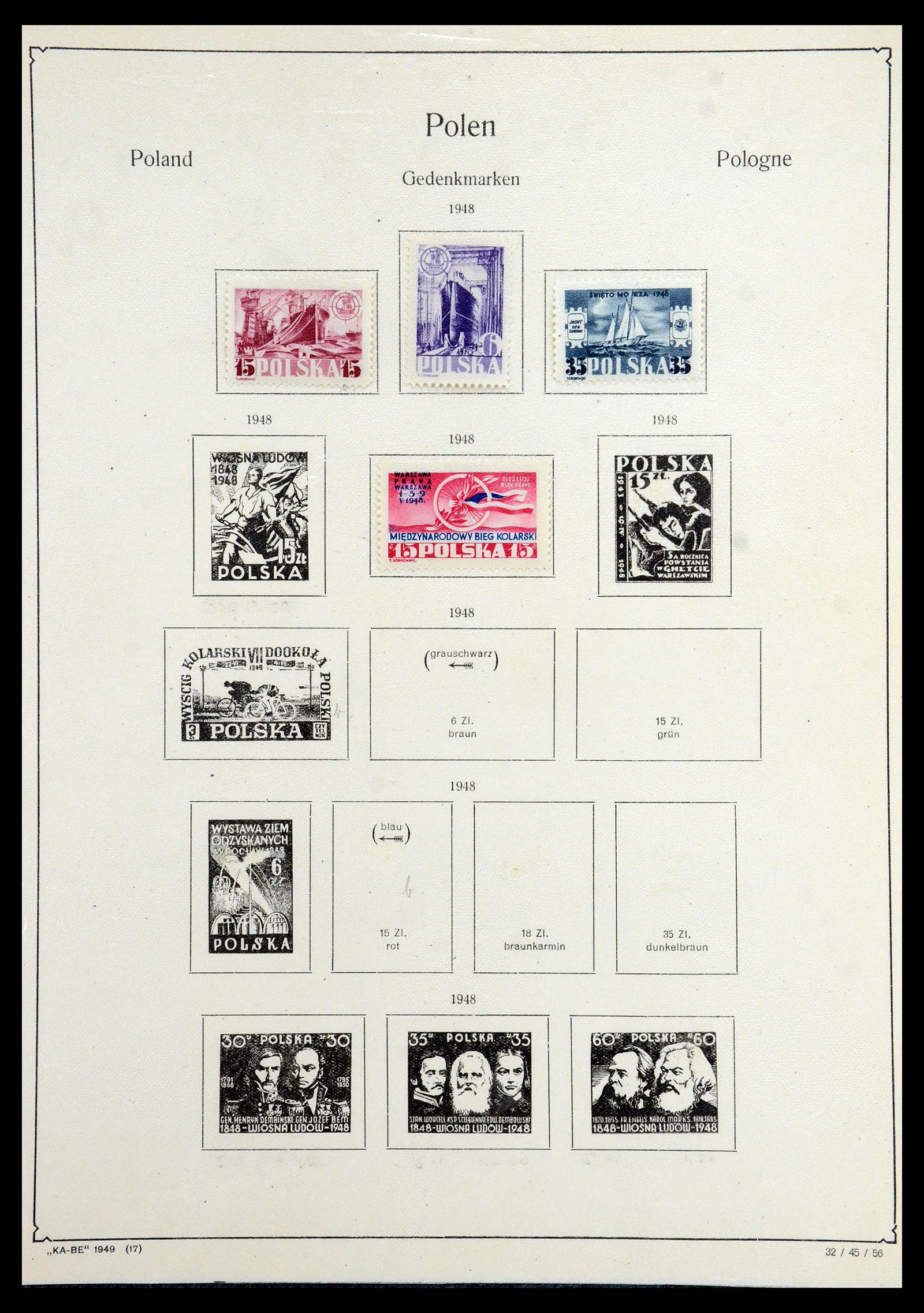 36363 067 - Postzegelverzameling 36363 Polen 1918-1964.