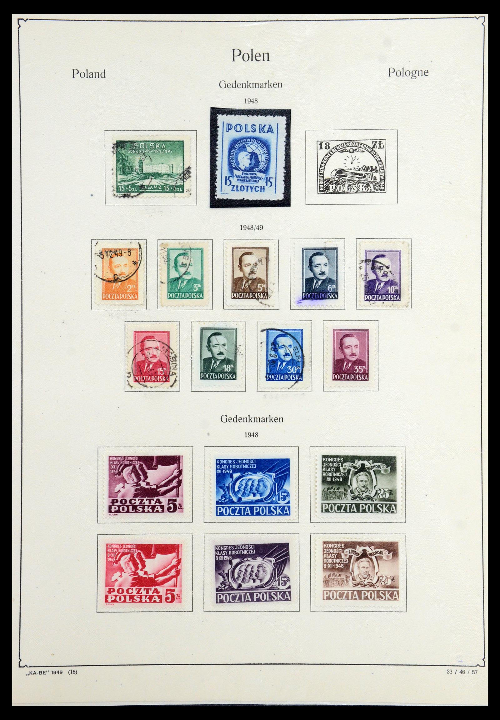 36363 068 - Postzegelverzameling 36363 Polen 1918-1964.