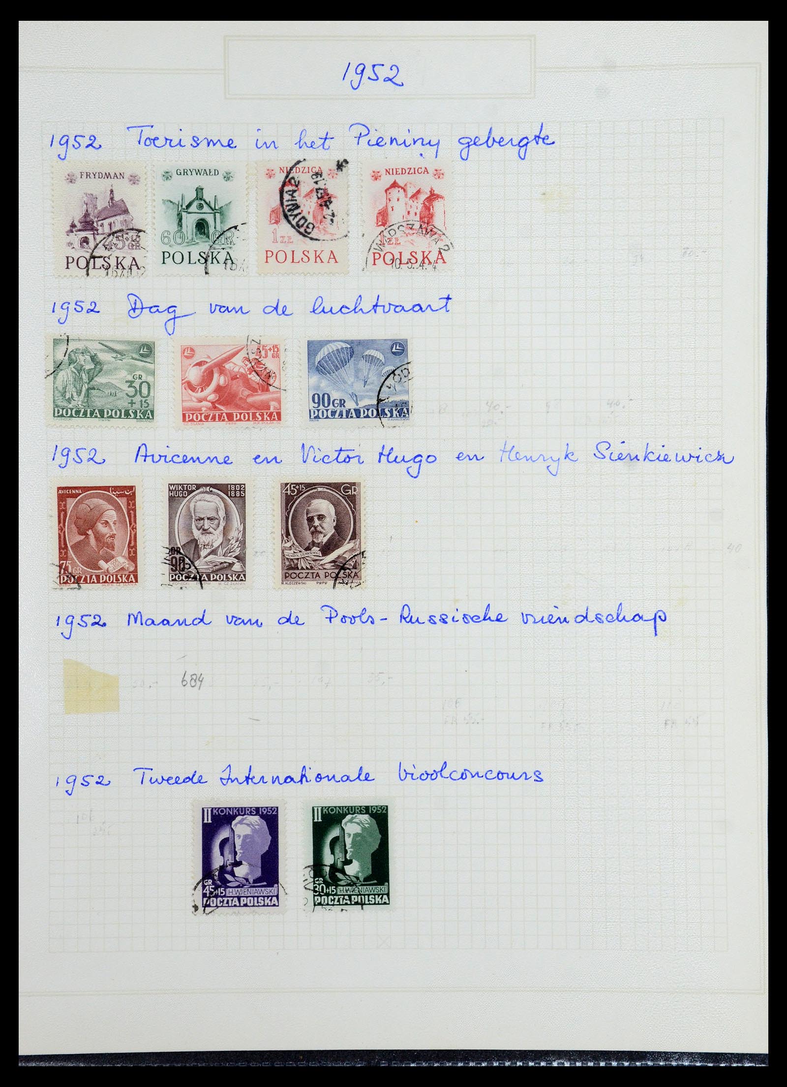 36363 078 - Postzegelverzameling 36363 Polen 1918-1964.