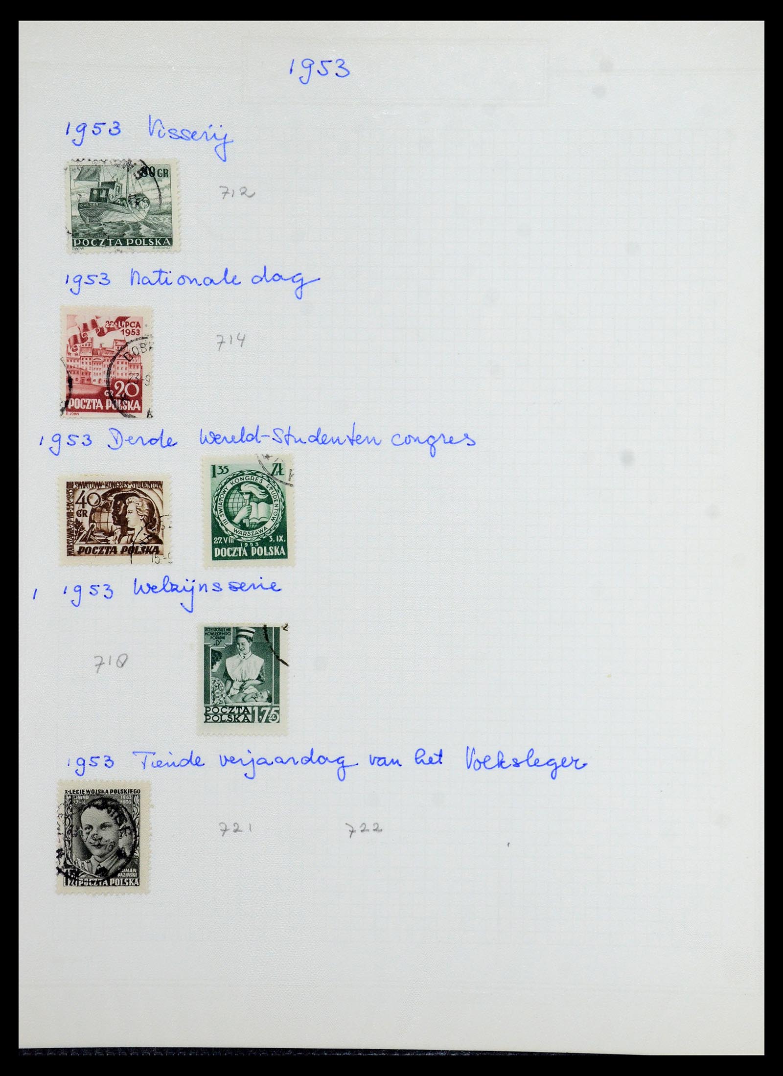 36363 081 - Postzegelverzameling 36363 Polen 1918-1964.