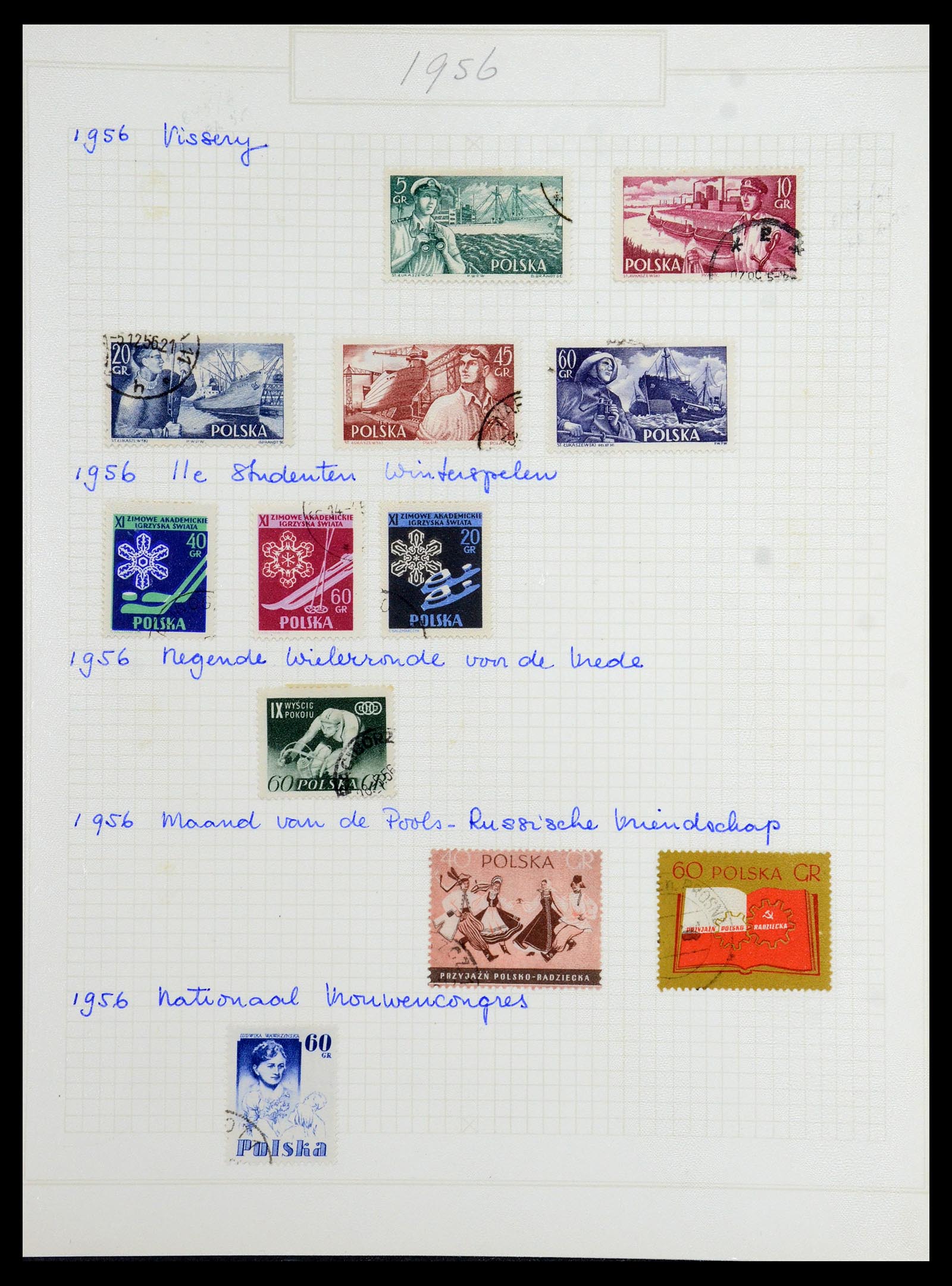 36363 090 - Postzegelverzameling 36363 Polen 1918-1964.