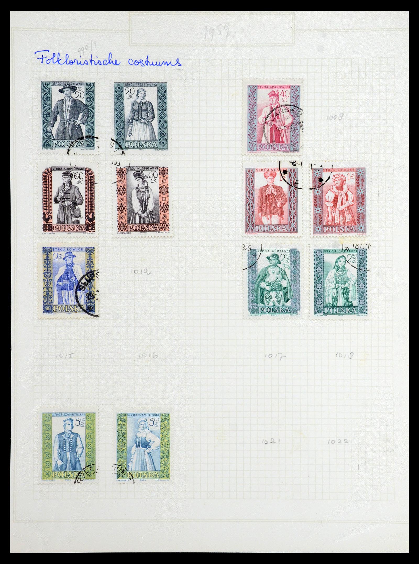 36363 097 - Postzegelverzameling 36363 Polen 1918-1964.
