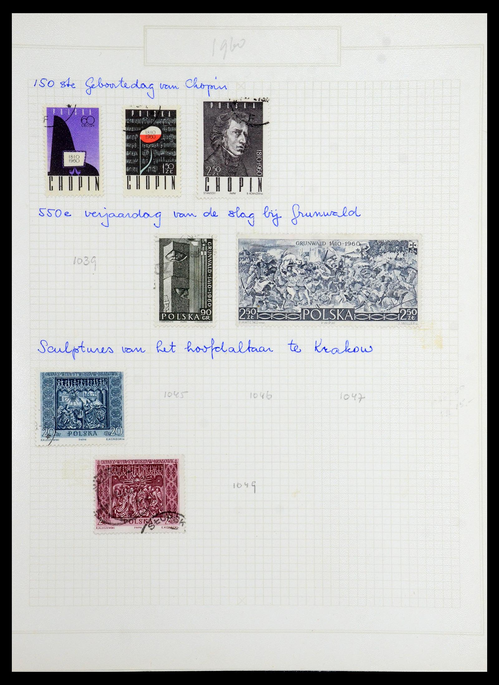 36363 098 - Postzegelverzameling 36363 Polen 1918-1964.