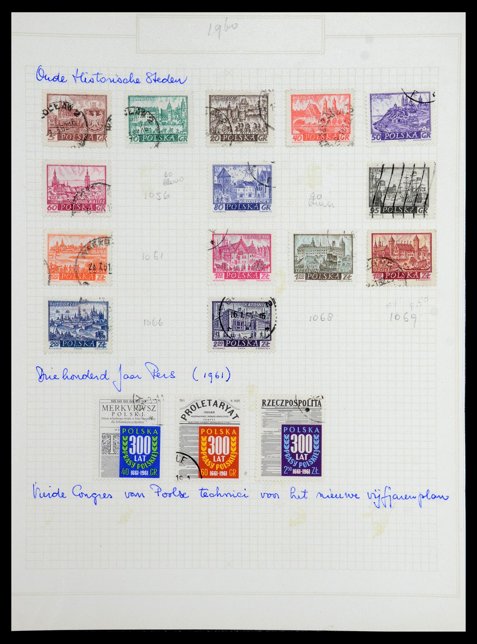 36363 099 - Postzegelverzameling 36363 Polen 1918-1964.
