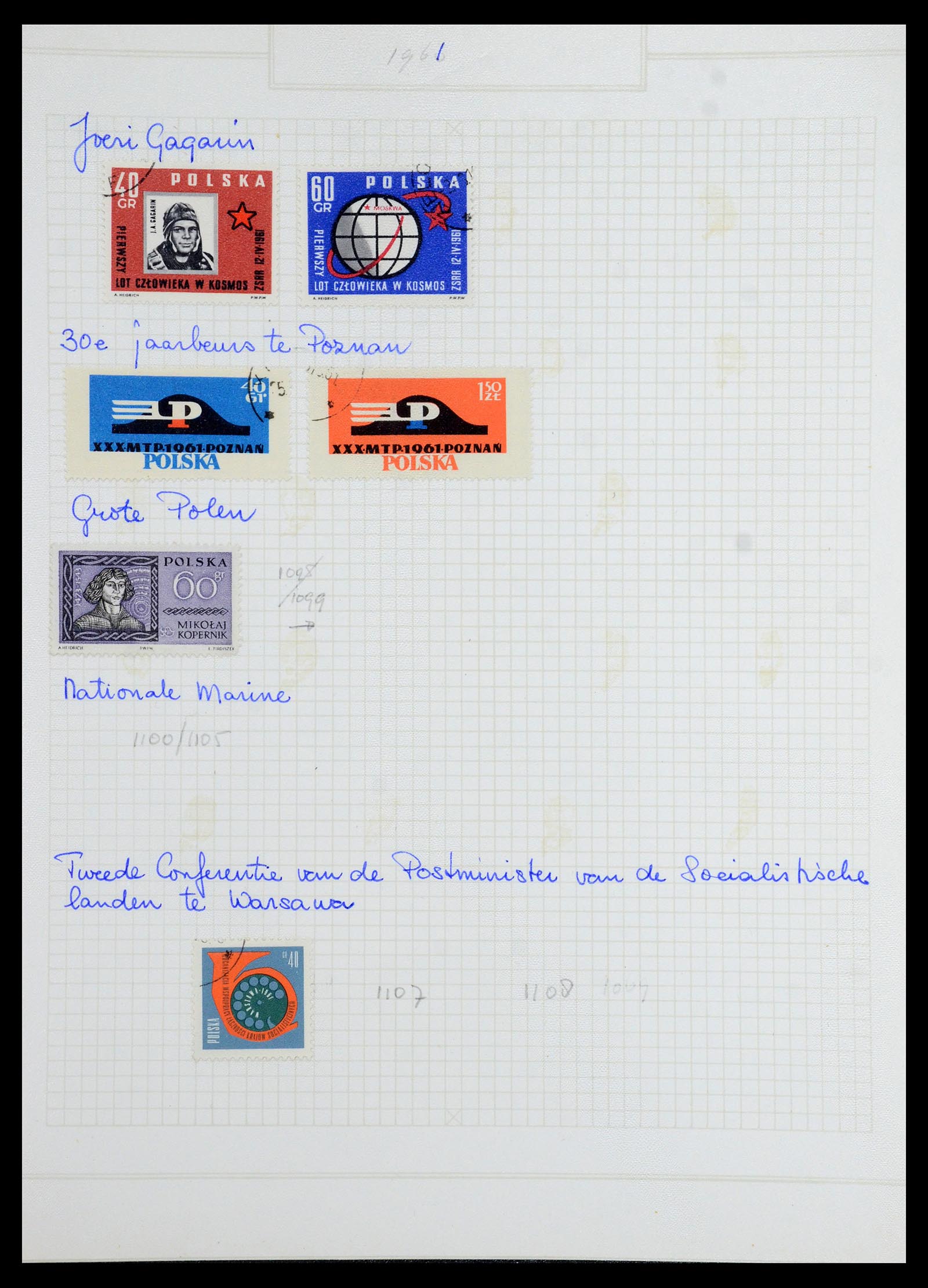 36363 100 - Postzegelverzameling 36363 Polen 1918-1964.