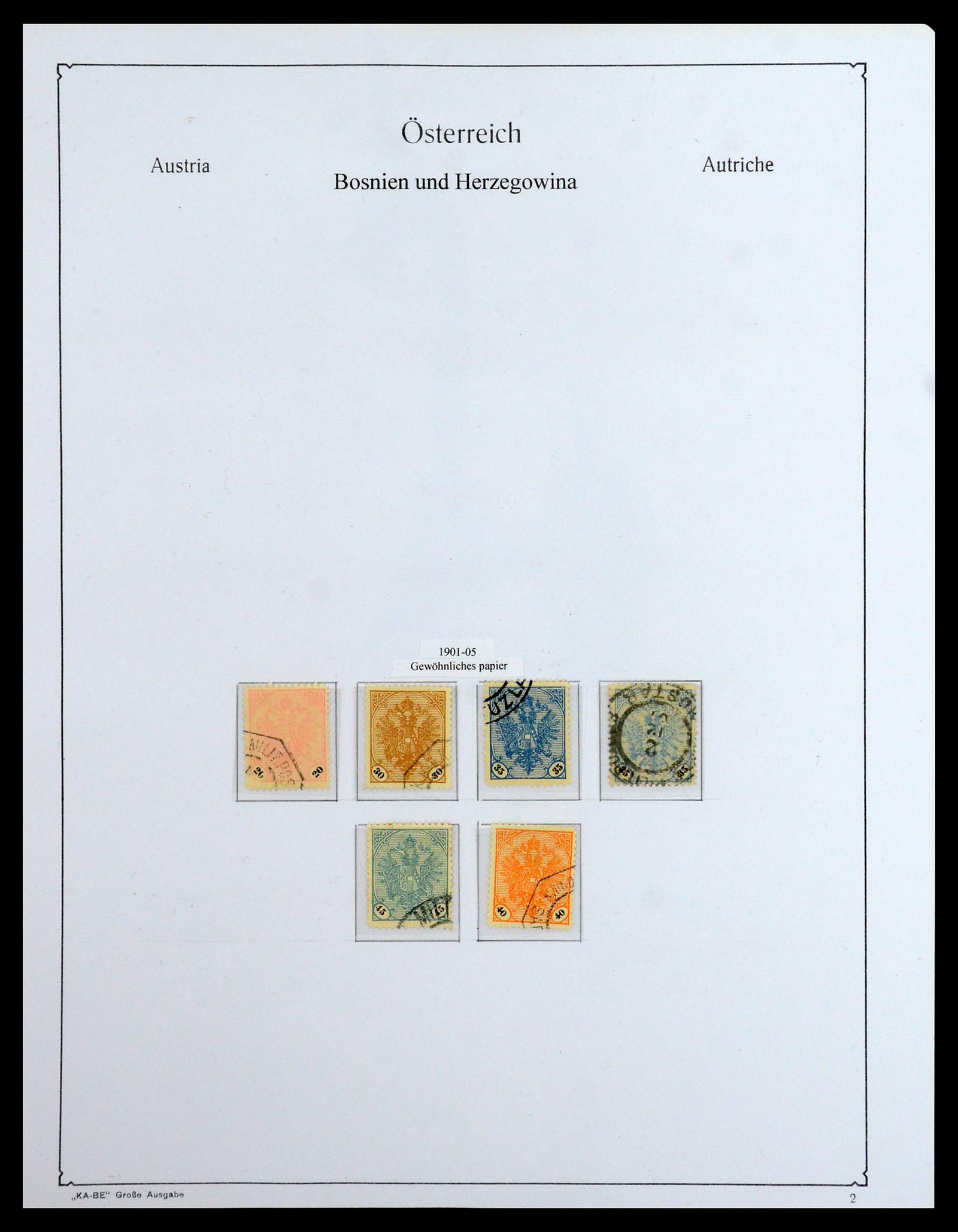 36364 004 - Postzegelverzameling 36364 Oostenrijkse gebieden 1879-1918.