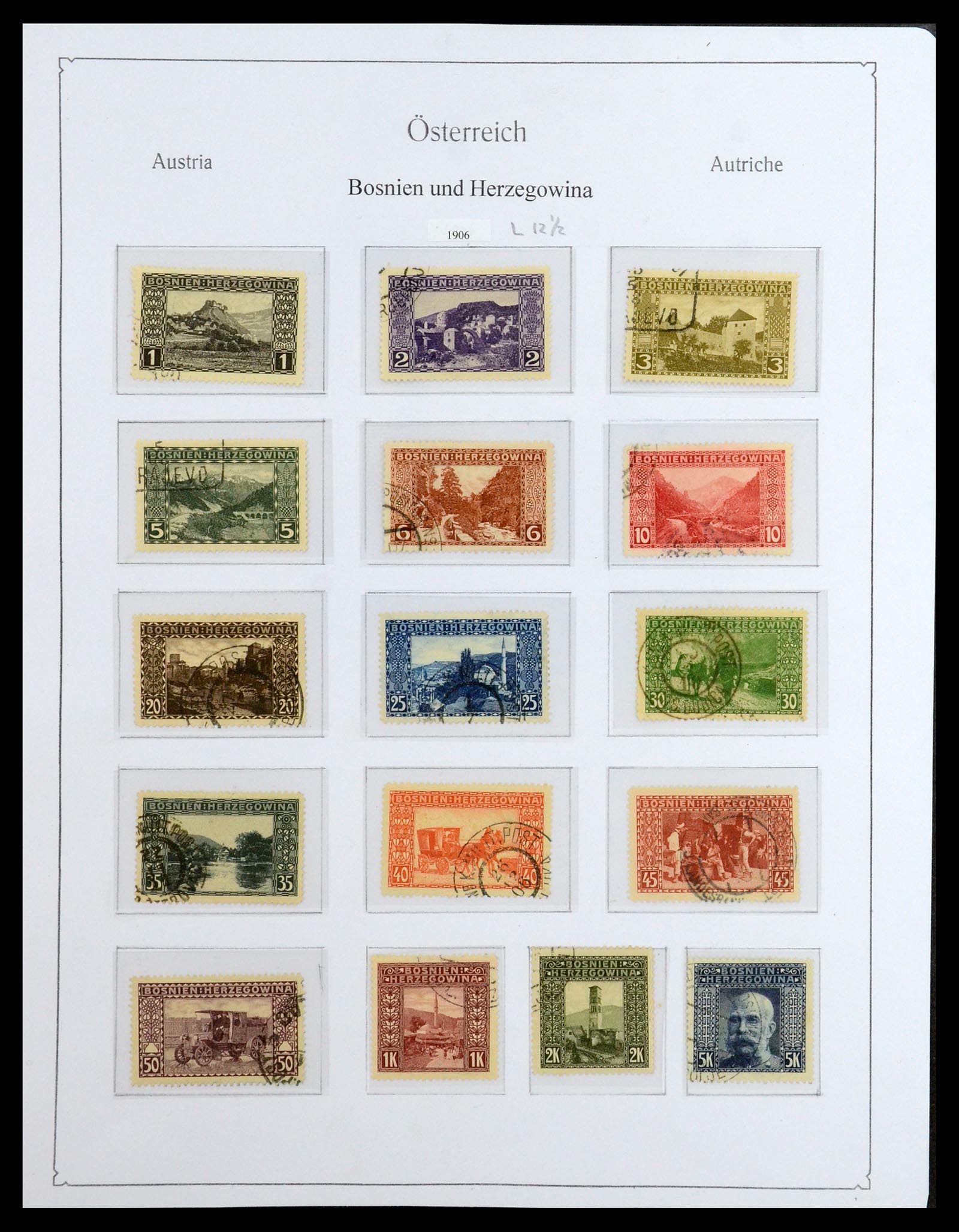 36364 006 - Stamp collection 36364 Austrian territories 1879-1918.