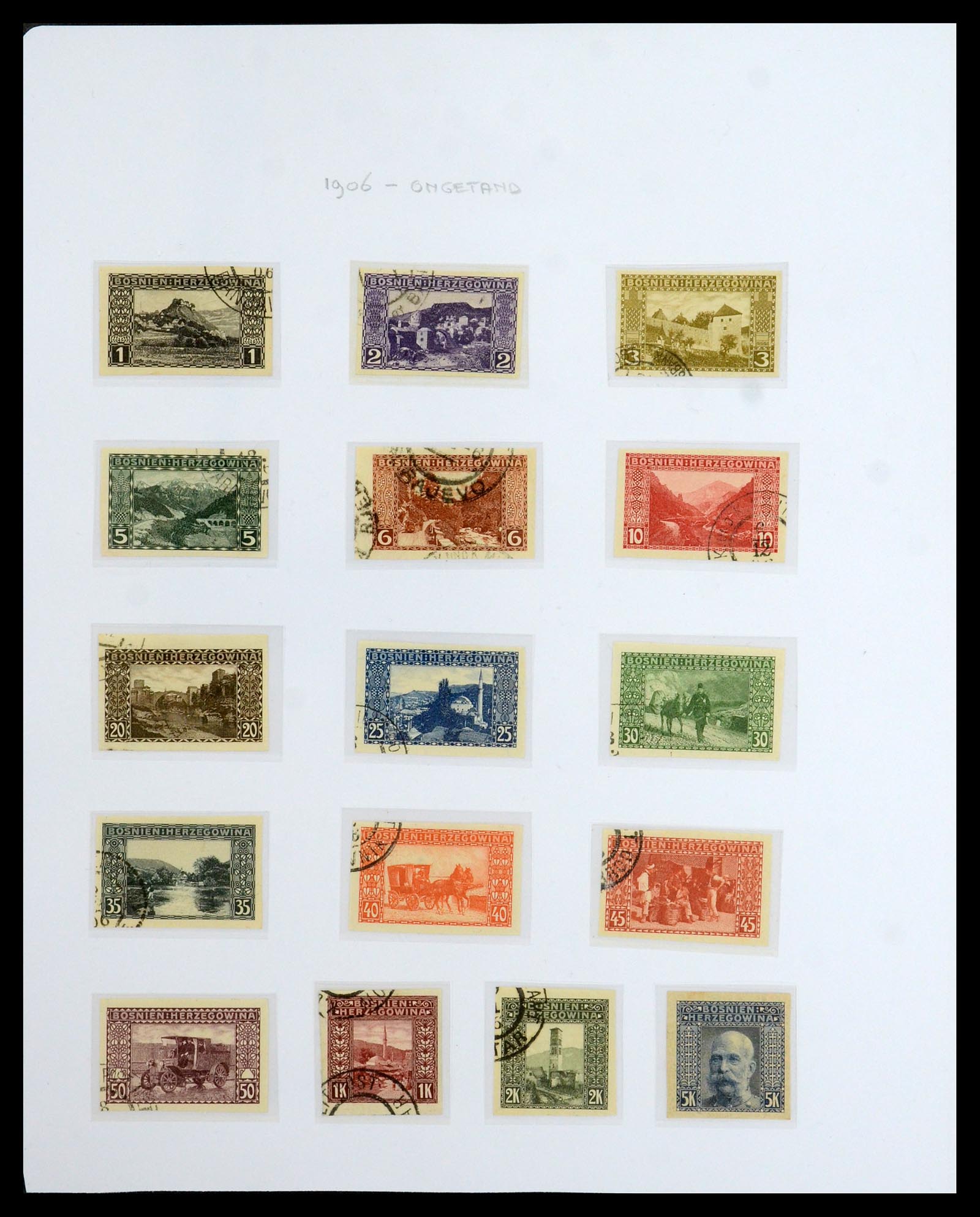 36364 007 - Stamp collection 36364 Austrian territories 1879-1918.