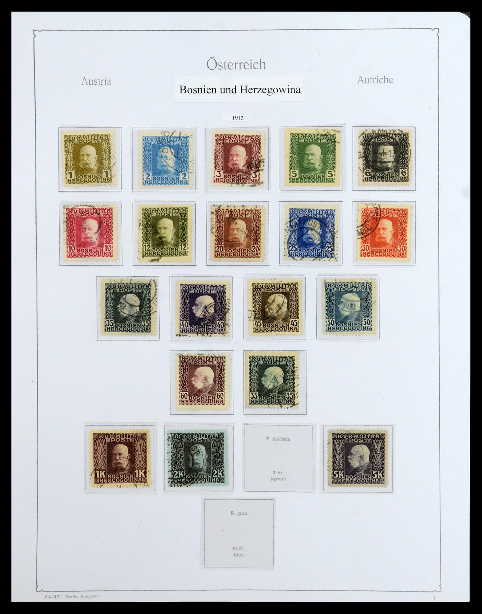 36364 011 - Postzegelverzameling 36364 Oostenrijkse gebieden 1879-1918.