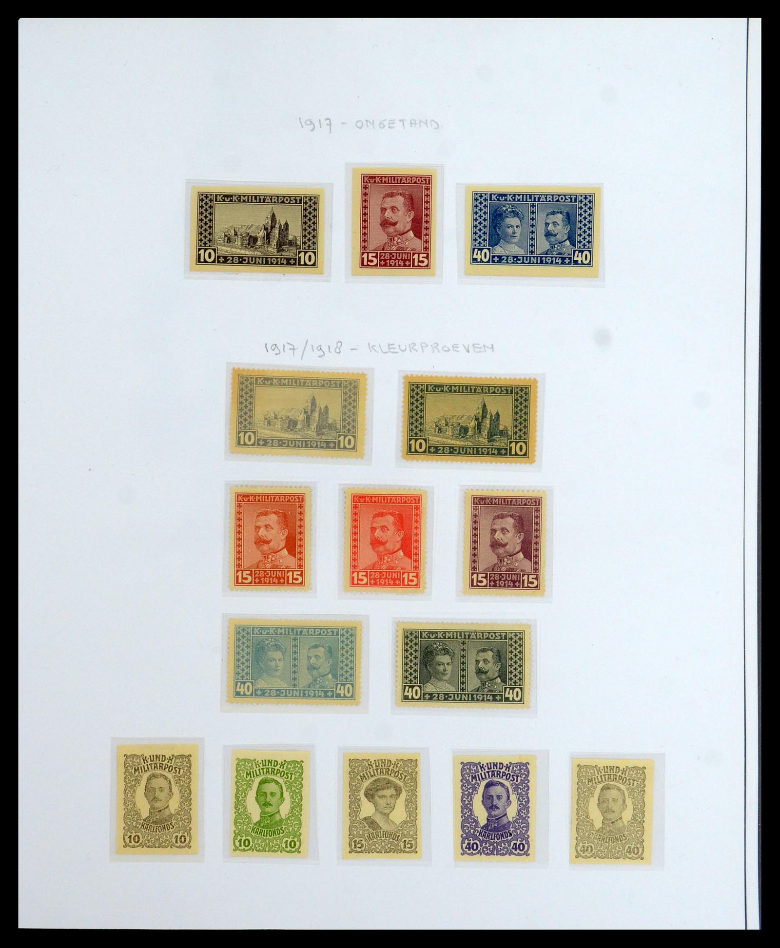 36364 019 - Stamp collection 36364 Austrian territories 1879-1918.
