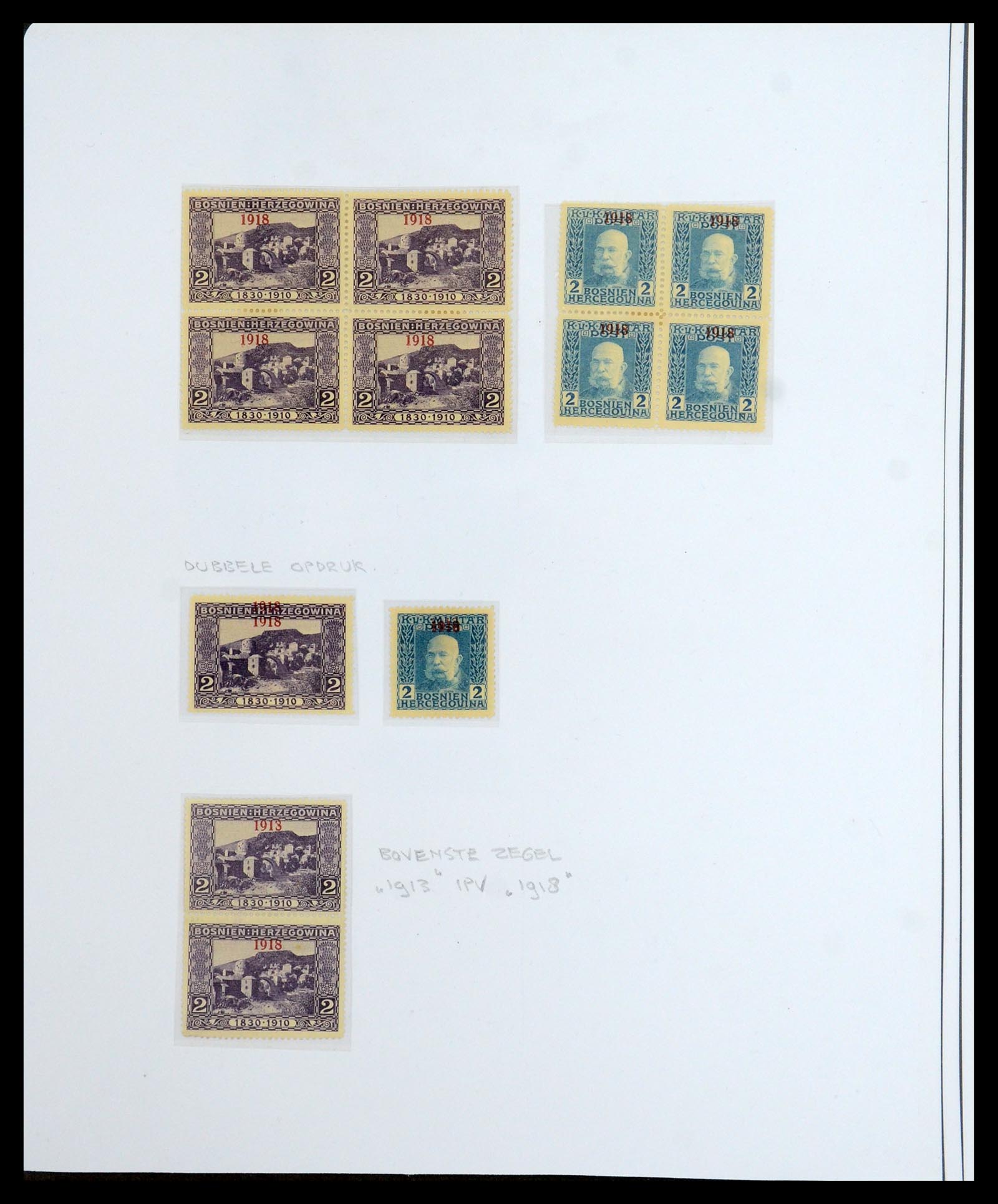 36364 021 - Stamp collection 36364 Austrian territories 1879-1918.