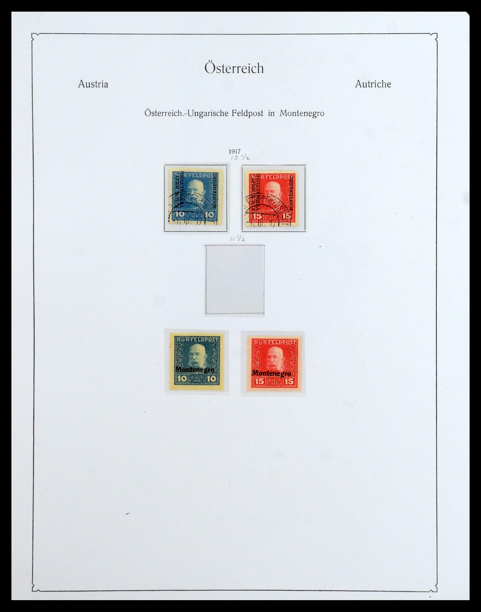 36364 034 - Stamp collection 36364 Austrian territories 1879-1918.
