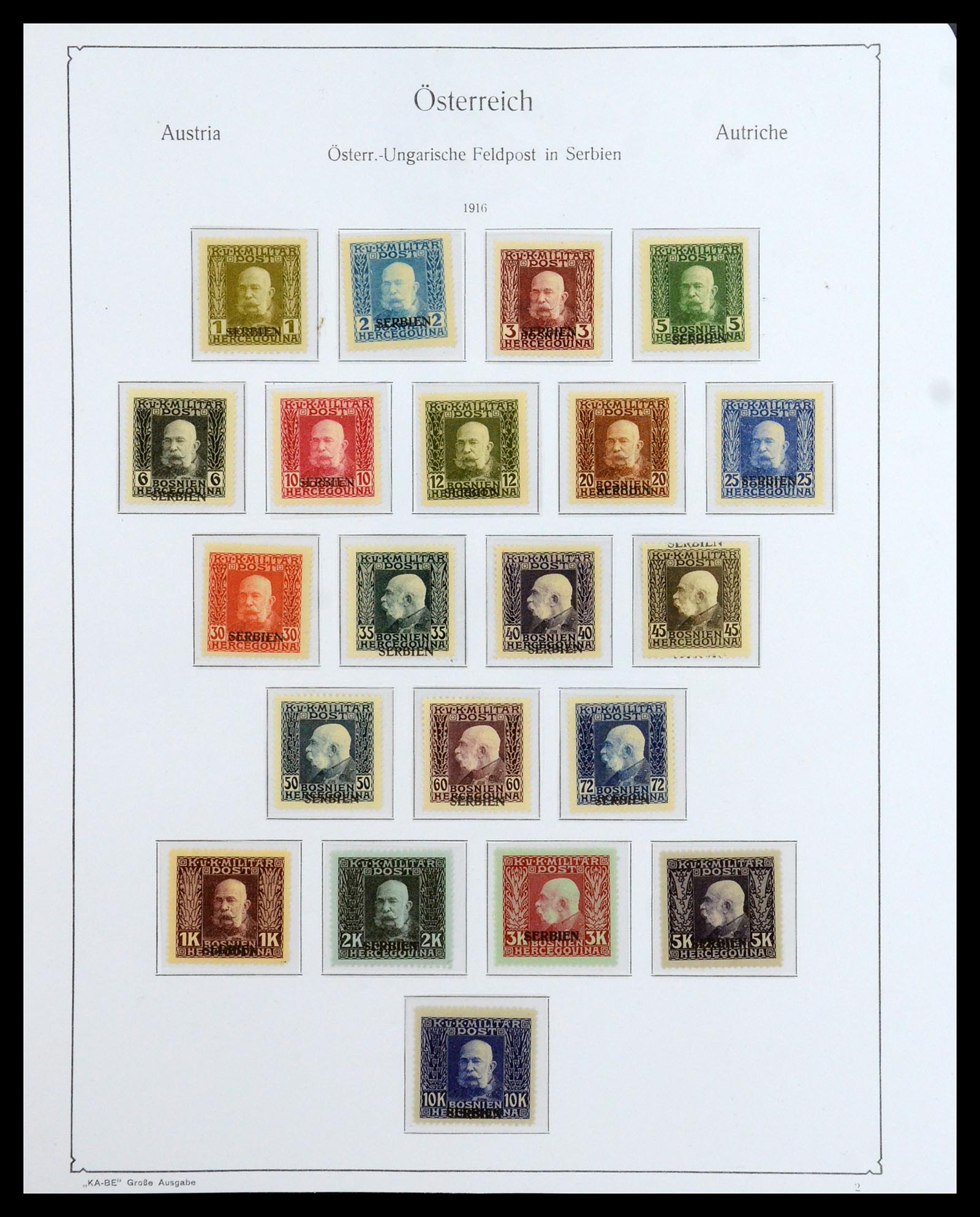 36364 037 - Stamp collection 36364 Austrian territories 1879-1918.