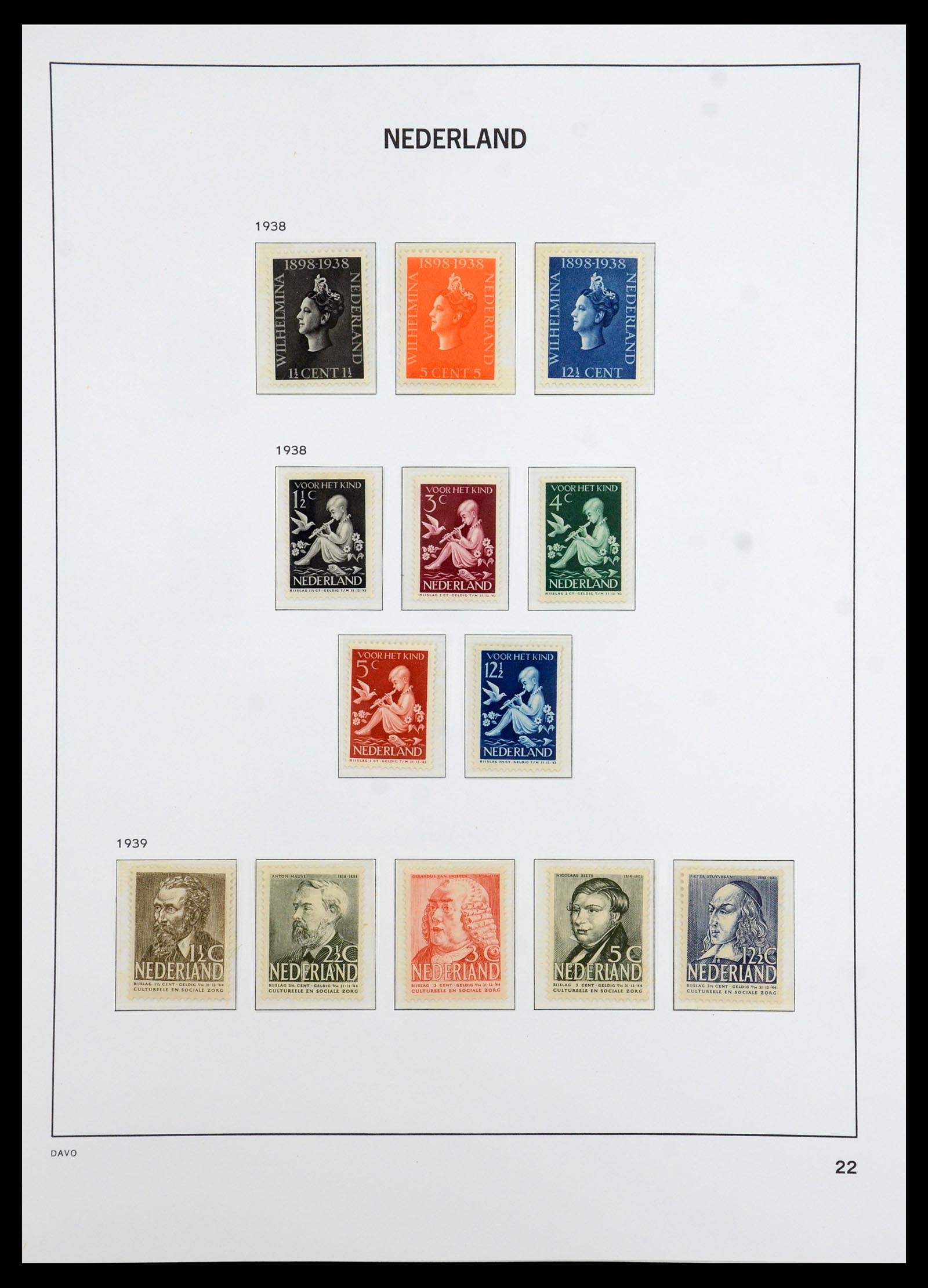 36365 008 - Postzegelverzameling 36365 Nederland 1923-1943.