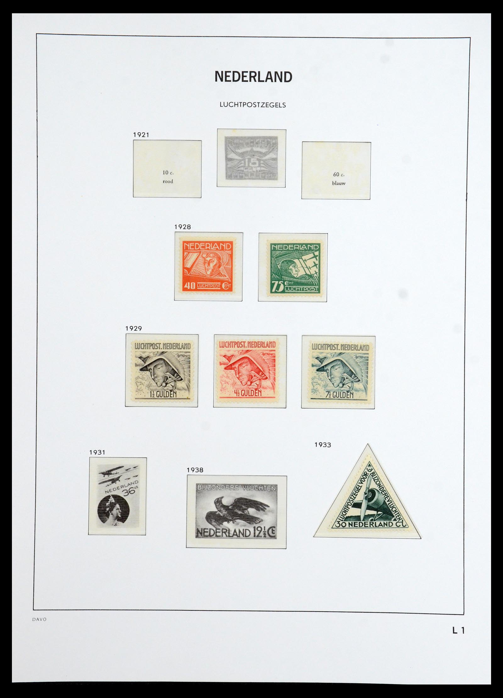 36365 013 - Postzegelverzameling 36365 Nederland 1923-1943.