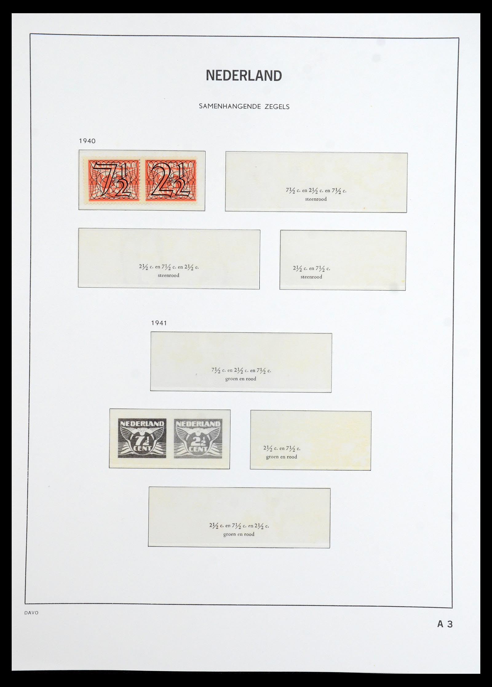 36365 014 - Postzegelverzameling 36365 Nederland 1923-1943.