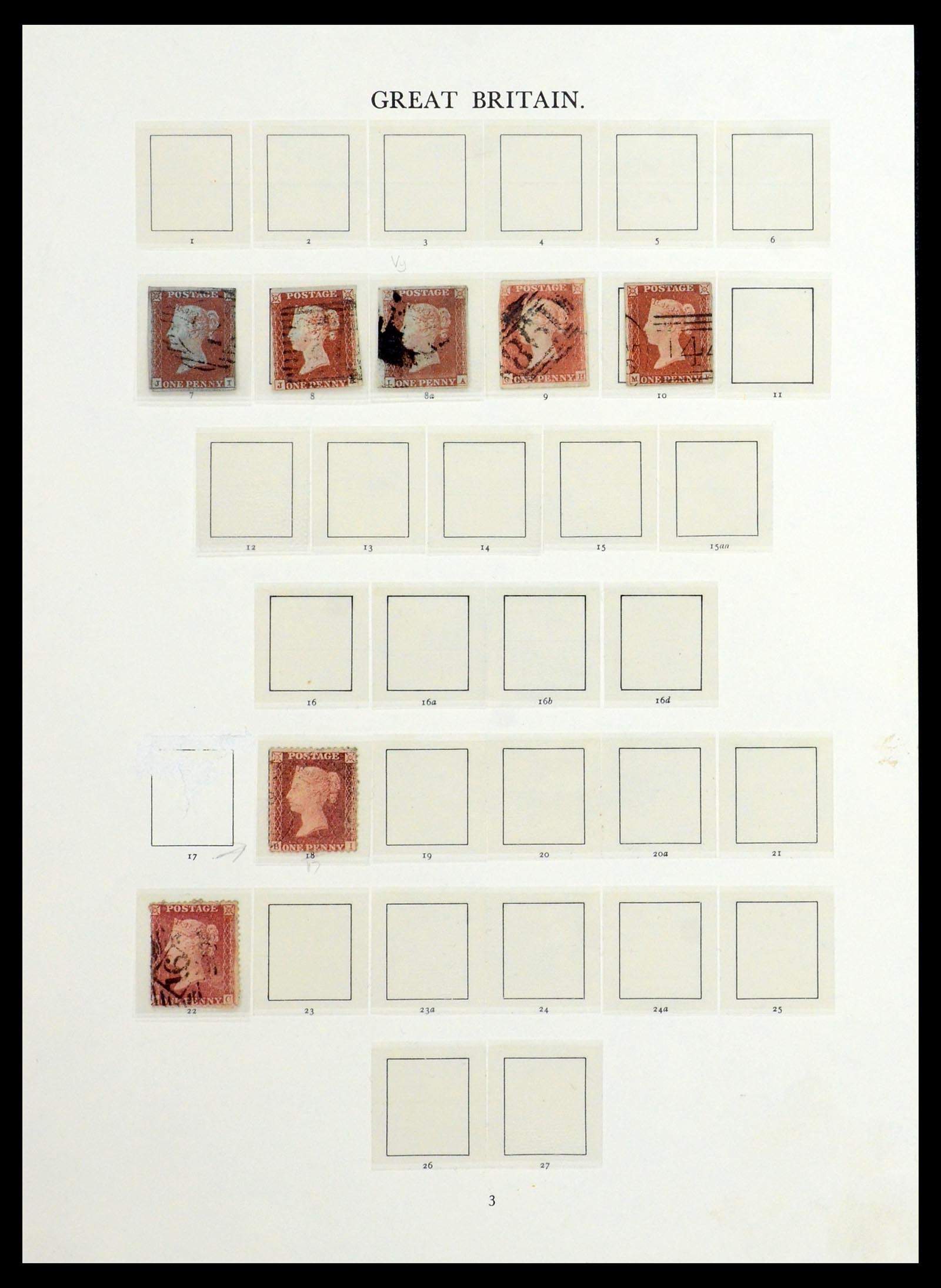 36367 001 - Postzegelverzameling 36367 Engeland 1841-1970.