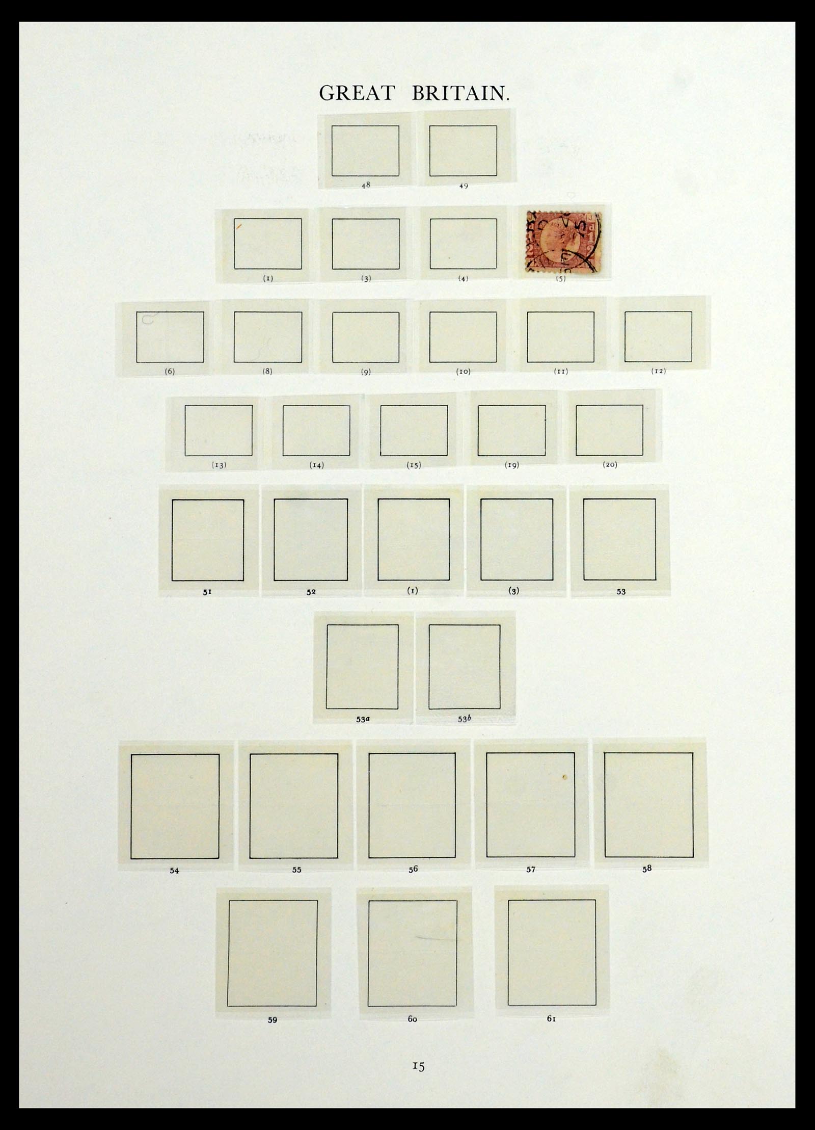 36367 002 - Postzegelverzameling 36367 Engeland 1841-1970.