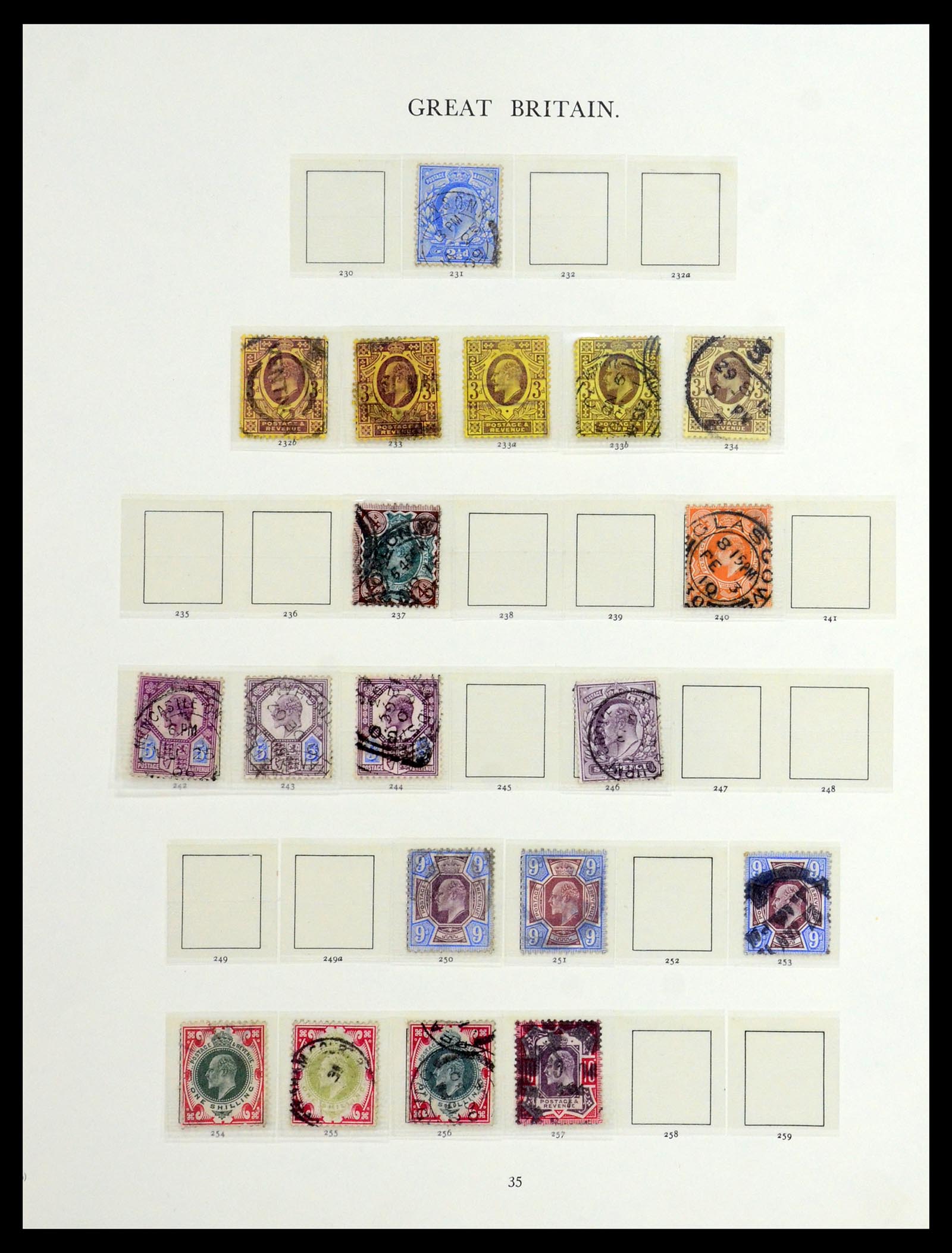 36367 004 - Postzegelverzameling 36367 Engeland 1841-1970.