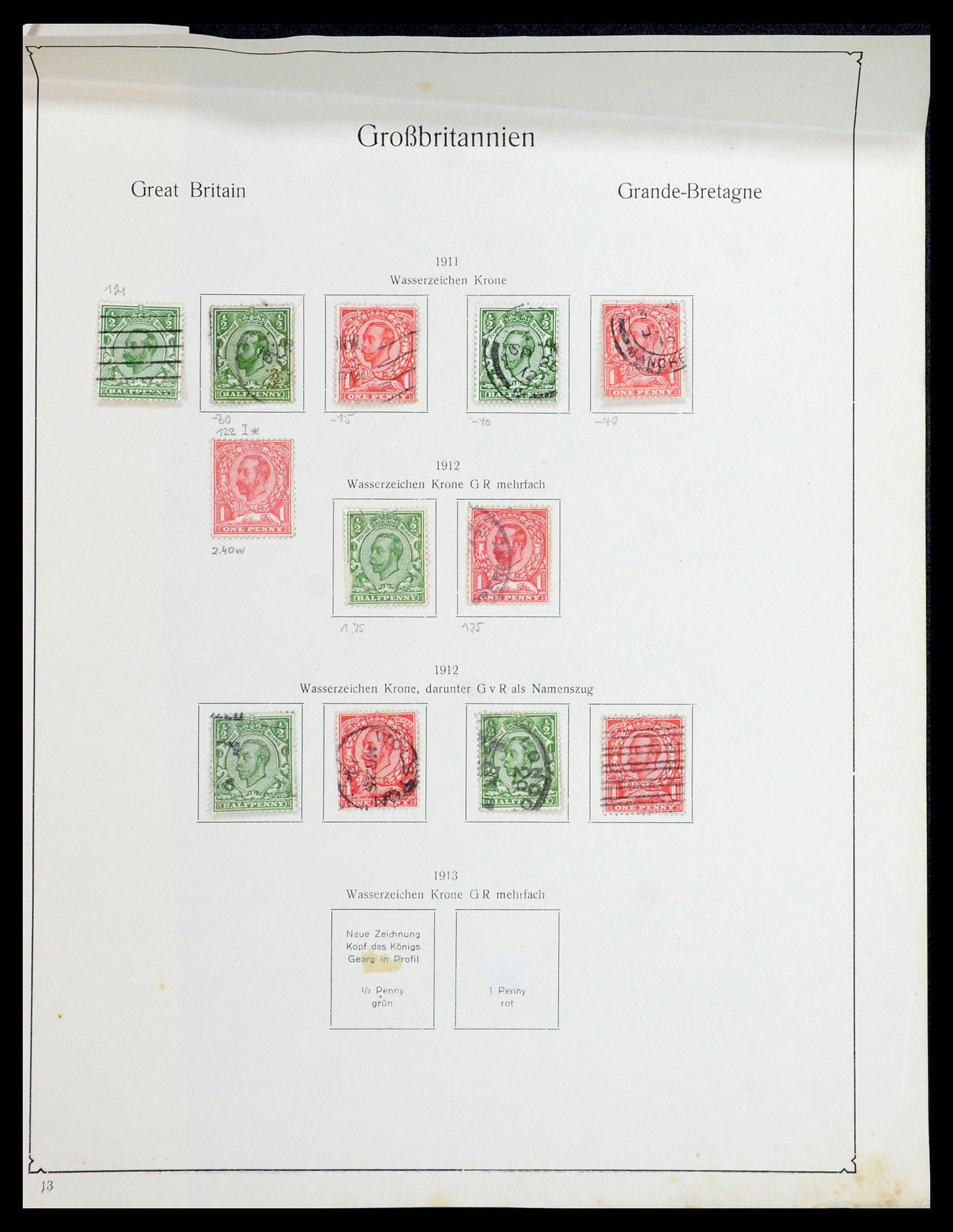 36367 006 - Postzegelverzameling 36367 Engeland 1841-1970.