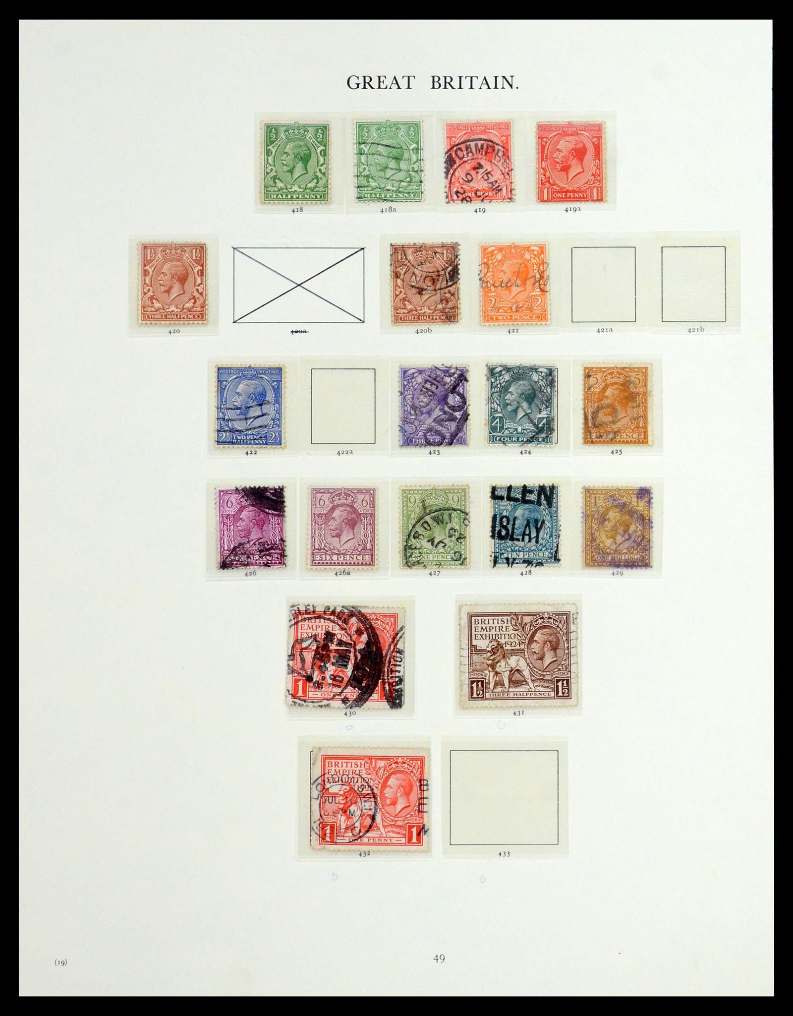 36367 011 - Postzegelverzameling 36367 Engeland 1841-1970.