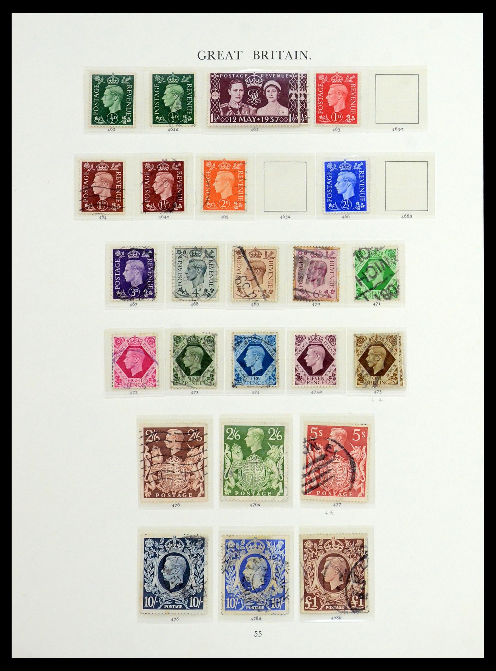 36367 014 - Postzegelverzameling 36367 Engeland 1841-1970.