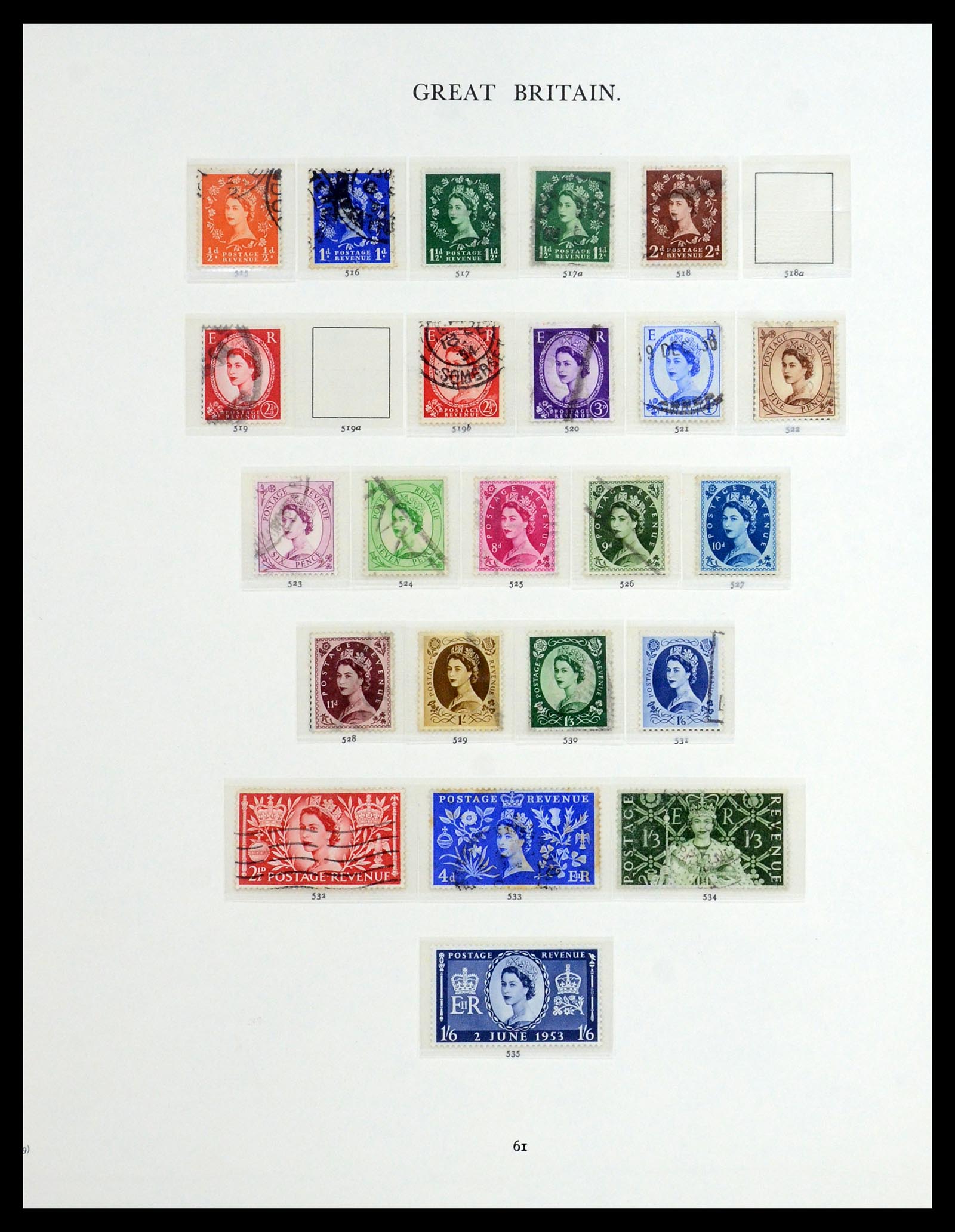 36367 017 - Postzegelverzameling 36367 Engeland 1841-1970.