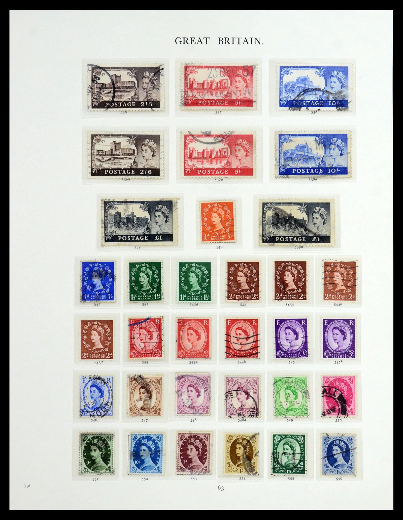 36367 018 - Stamp collection 36367 Great Britain 1841-1970.
