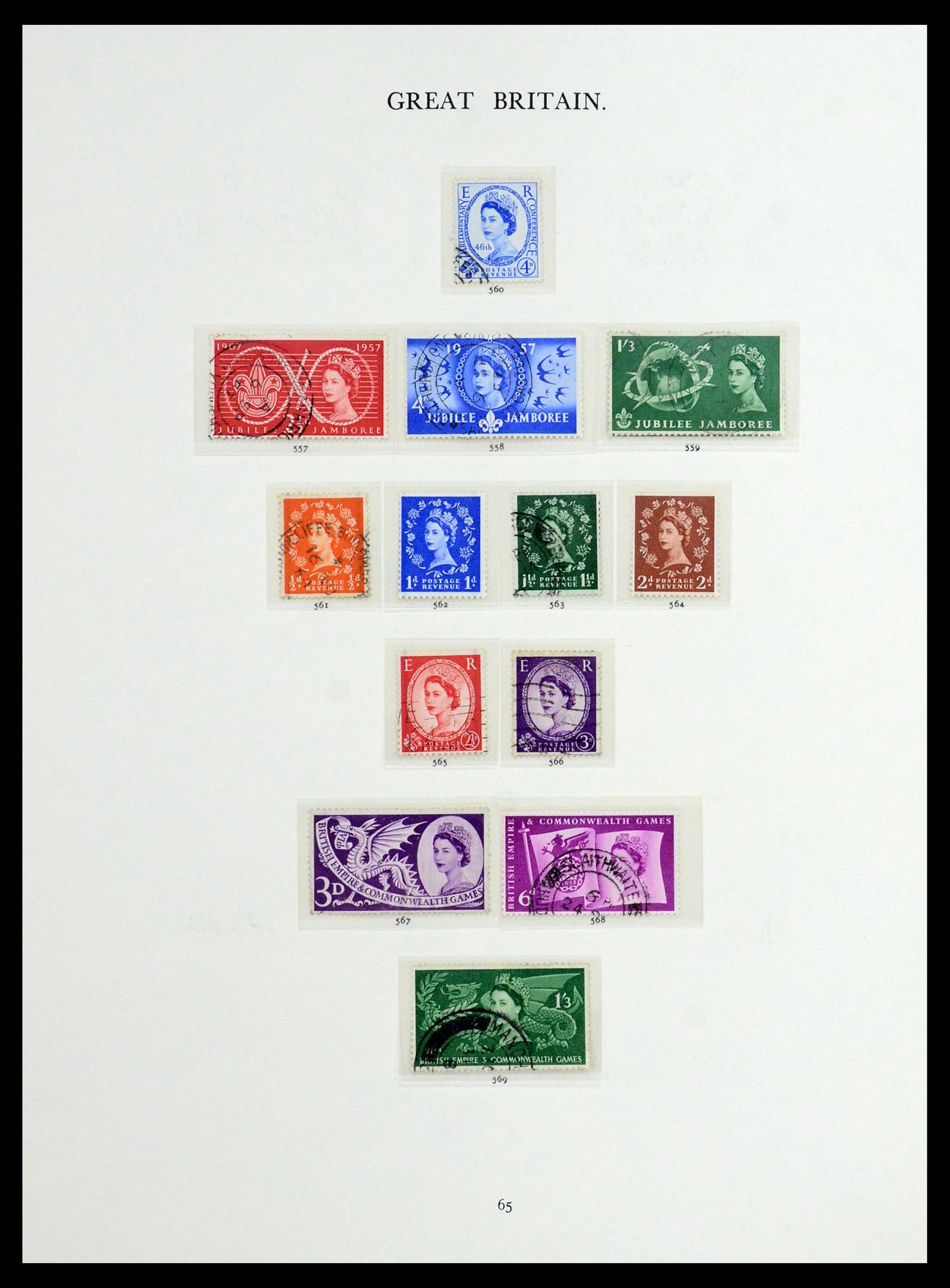 36367 019 - Postzegelverzameling 36367 Engeland 1841-1970.